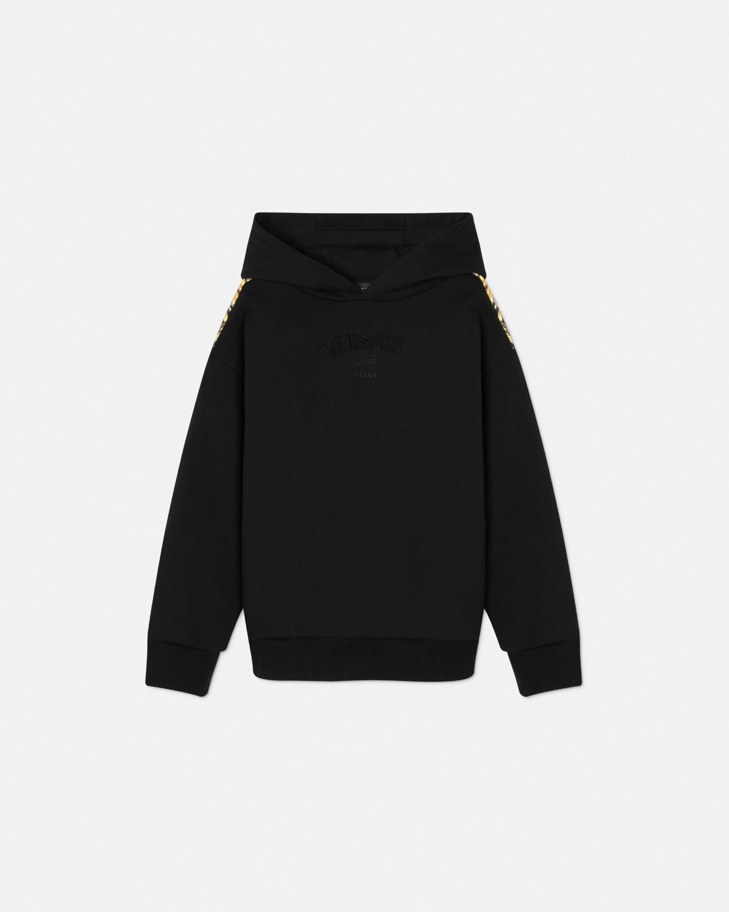 ワイルドバロッコ キッズパーカー ブラック | VERSACE JP