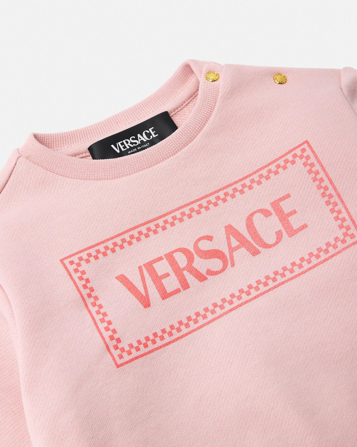 ベビー スウェットシャツ 90s ヴィンテージ ロゴ ピンク | VERSACE JP