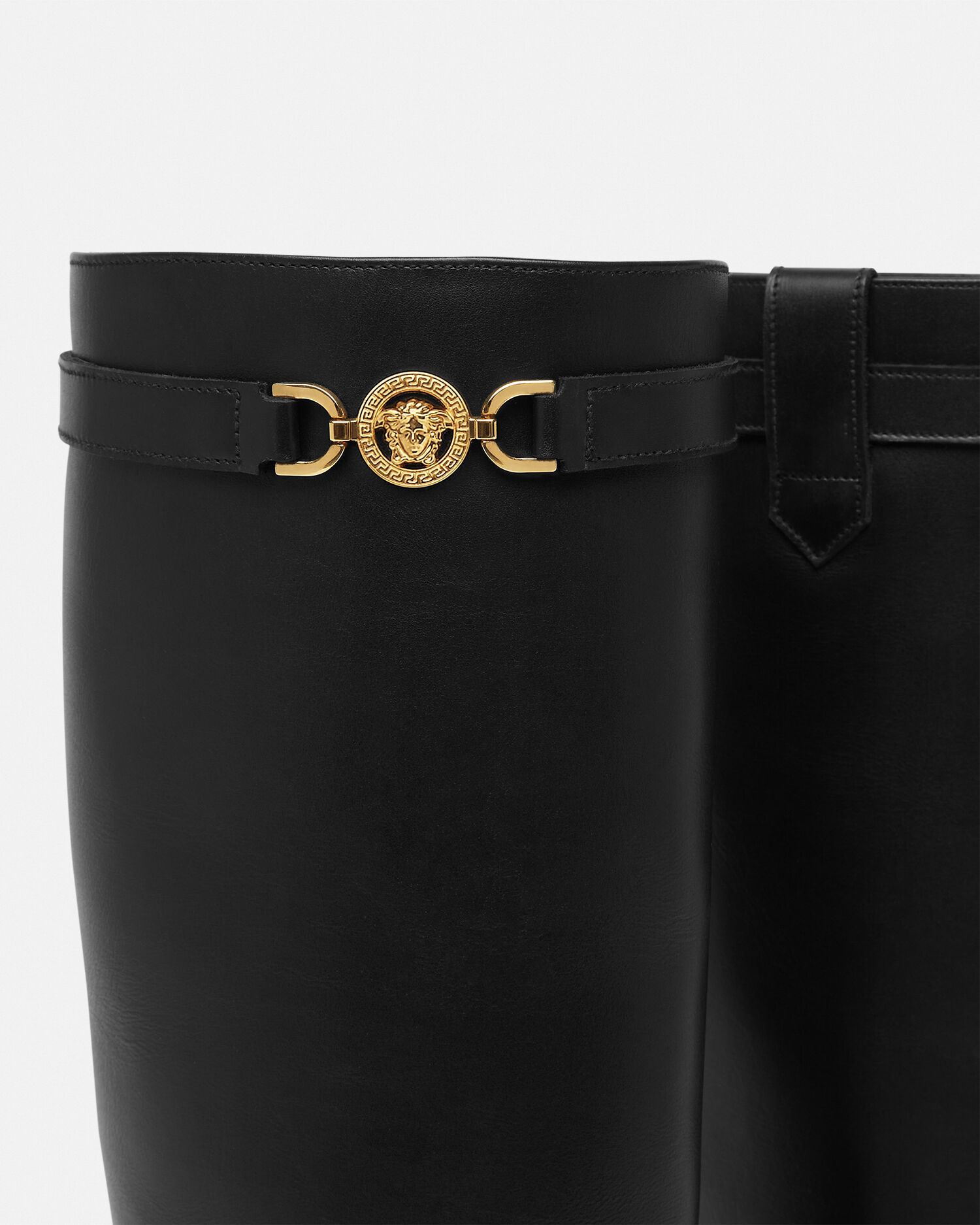 メドゥーサ '95 レースアップ ブーツ 35 mm ブラック,ゴールド | VERSACE JP