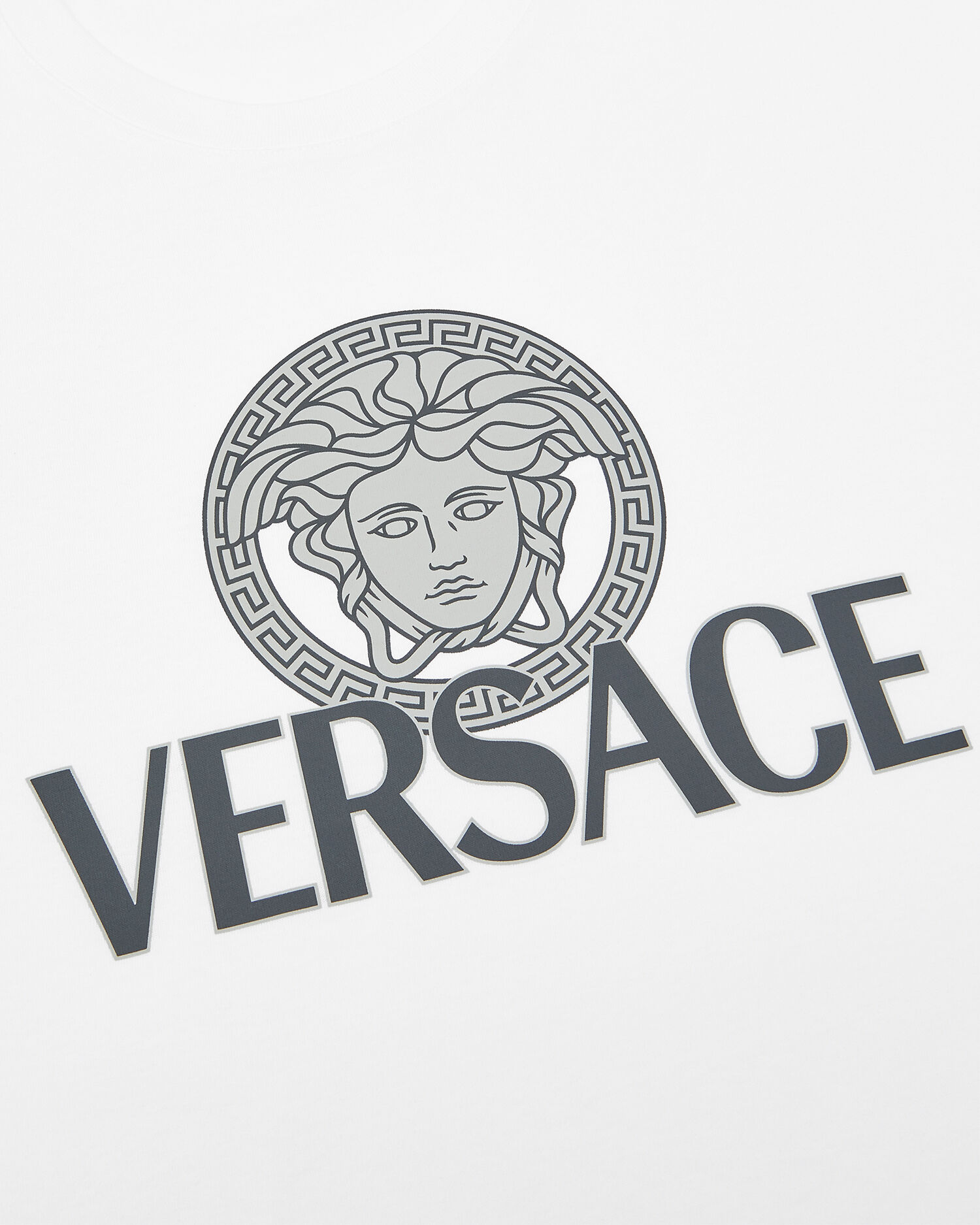 プリント コットンジャージー Tシャツ ホワイト | VERSACE JP