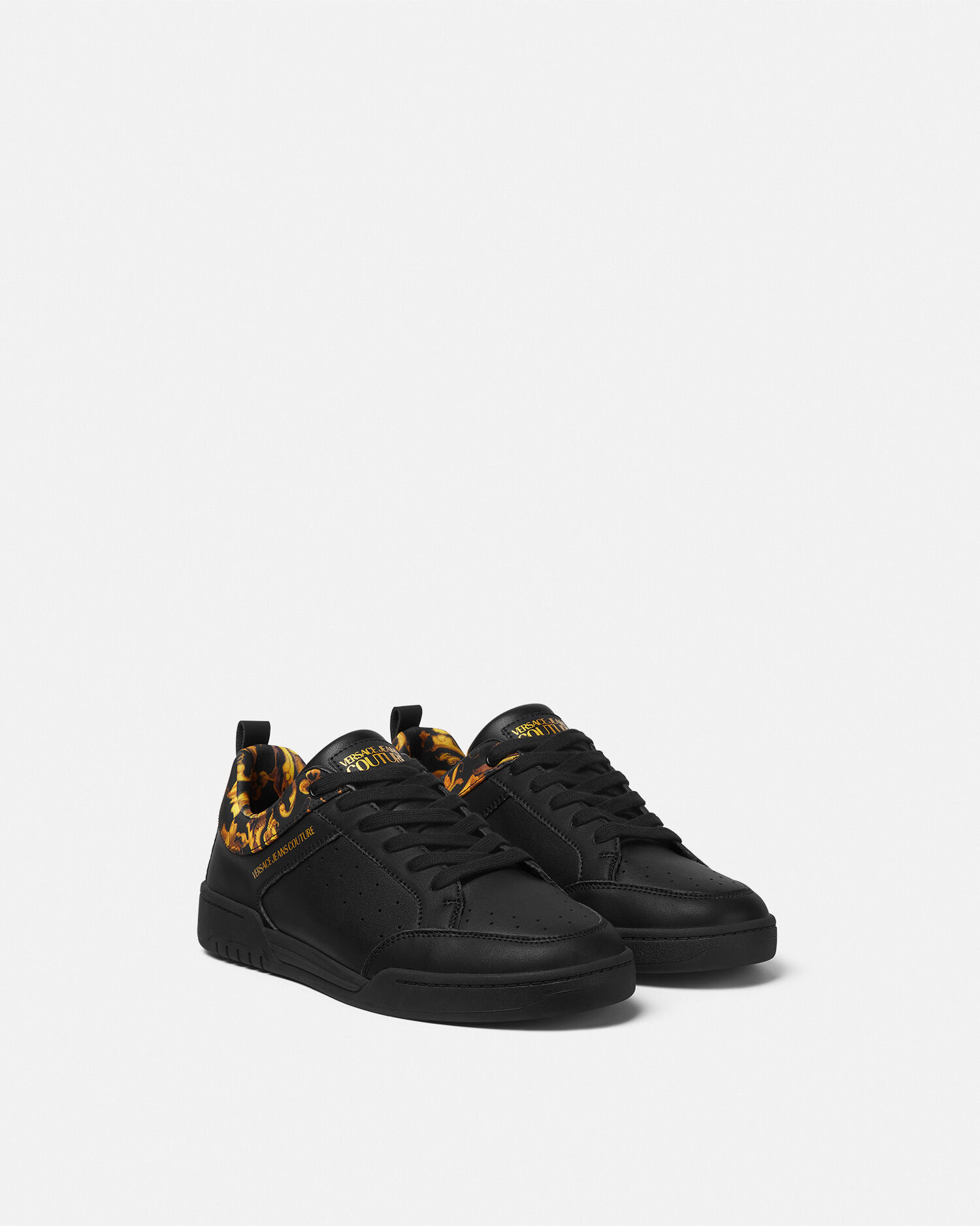 ★VERSACE★ブルックリンスニーカー トライグレカ スニーカー ブラック | VERSACE JP