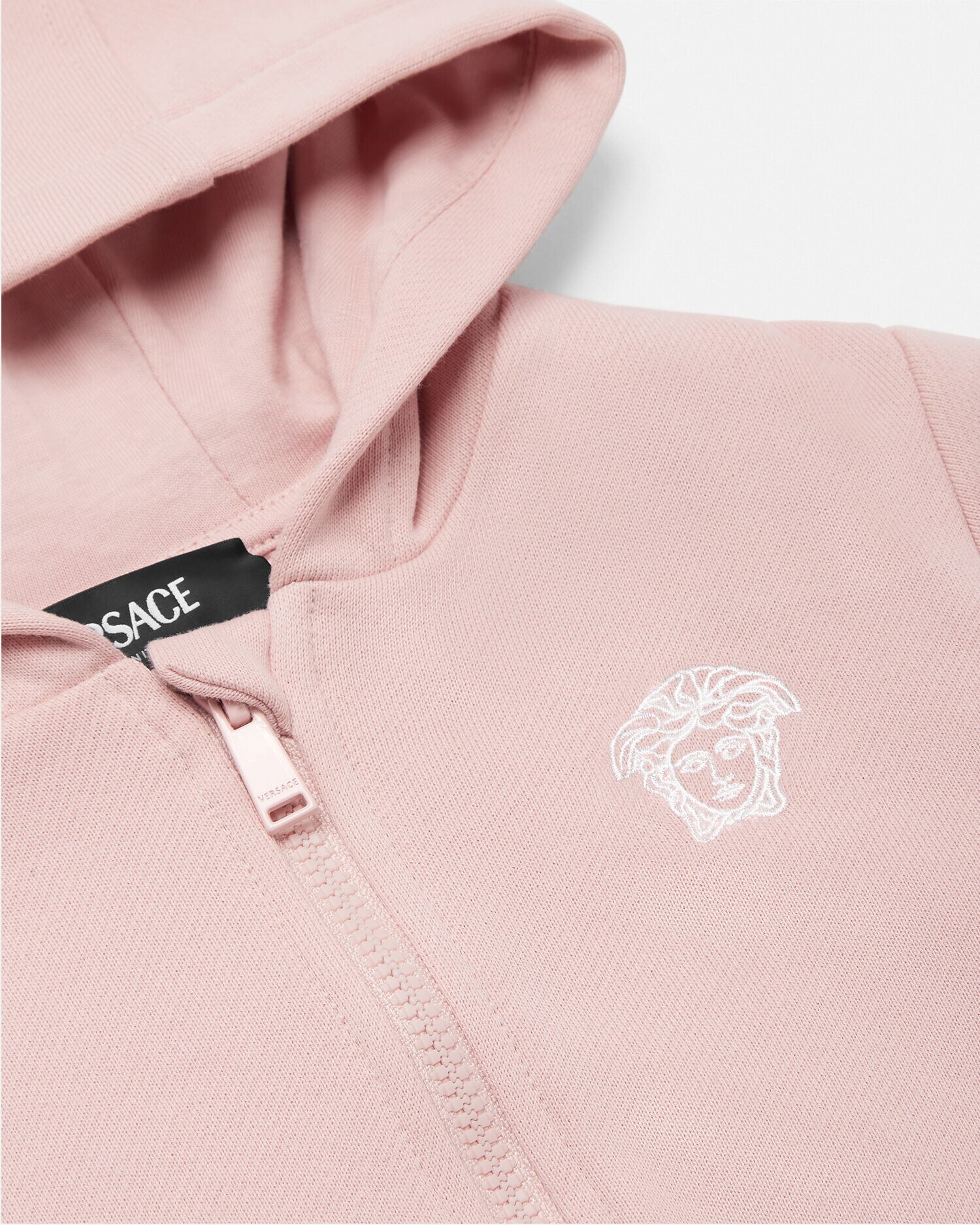 グレカ ジッパー ベビー フーディ ピンク | VERSACE JP