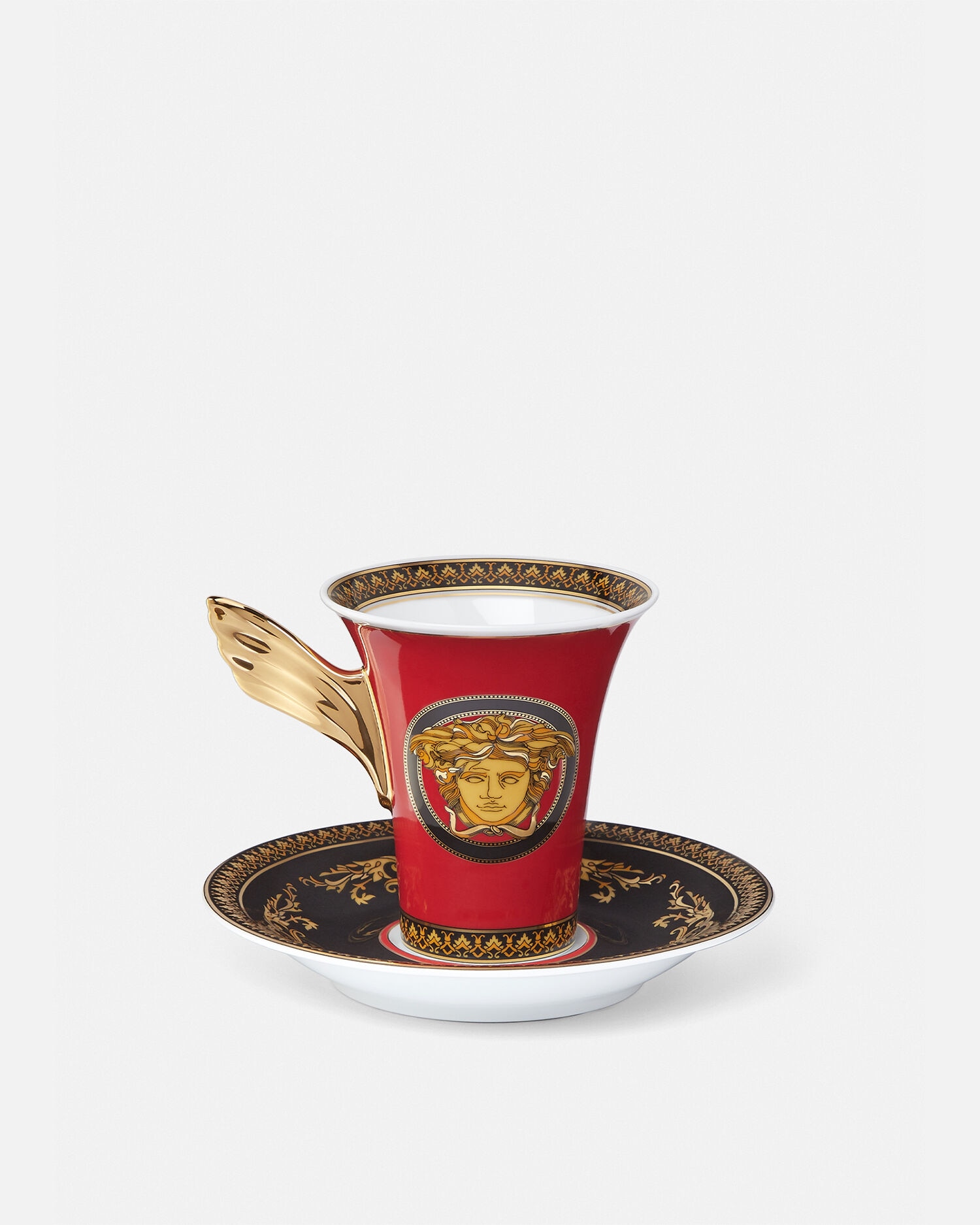 メドゥーサ レッド コーヒー セット 180 ml レッド | VERSACE JP