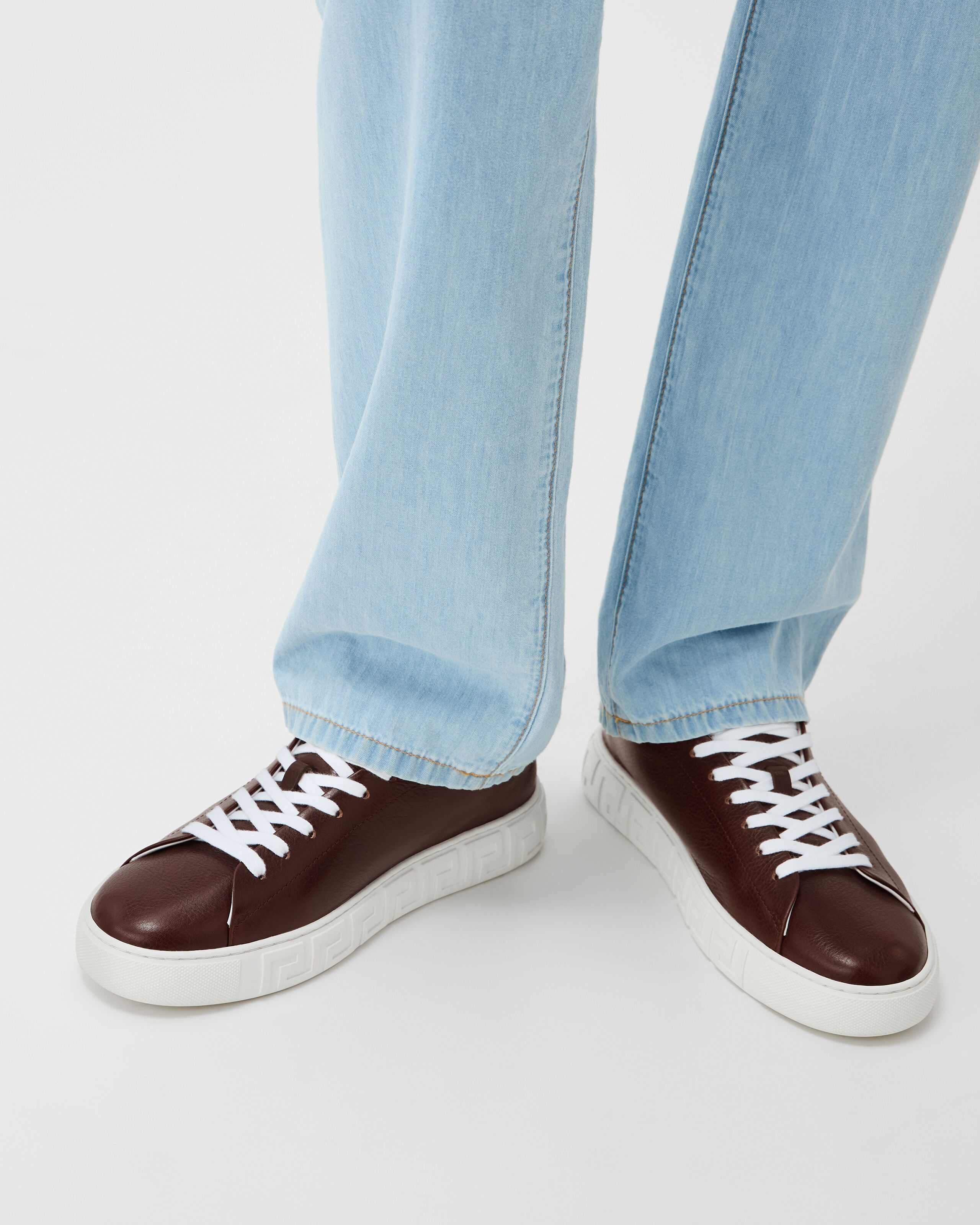 はられ 8016 LANVIN COLLECTION 異素材ミックスサイドエラスティックスリッポン