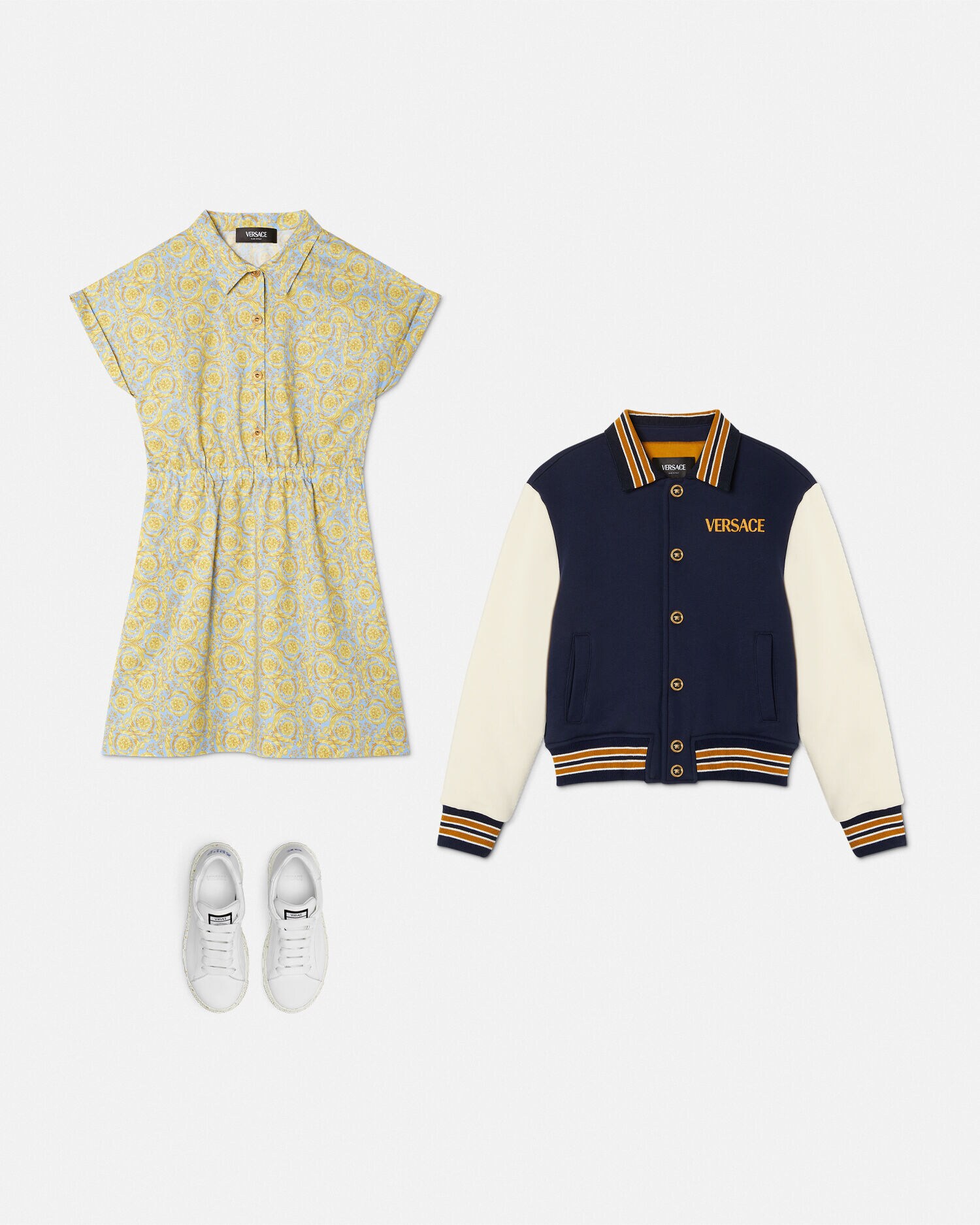 ブルゾン ジャケット セーフティー ピン ロゴ バーシティ キッズ