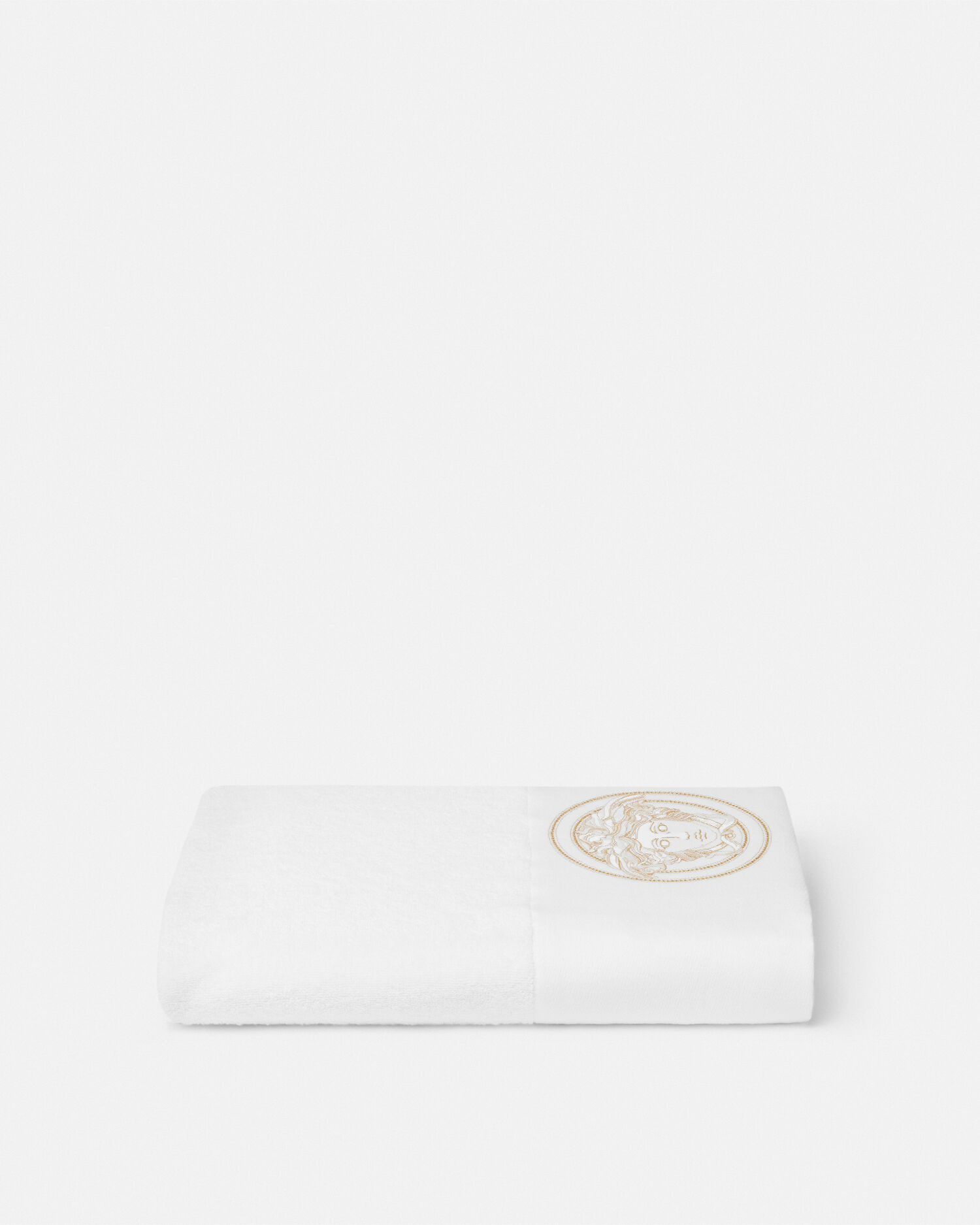 ヴェルサーチ　４枚入り　ハンカチ I ♡ バロック タオル 5 枚セット ホワイト,シルバー | VERSACE JP