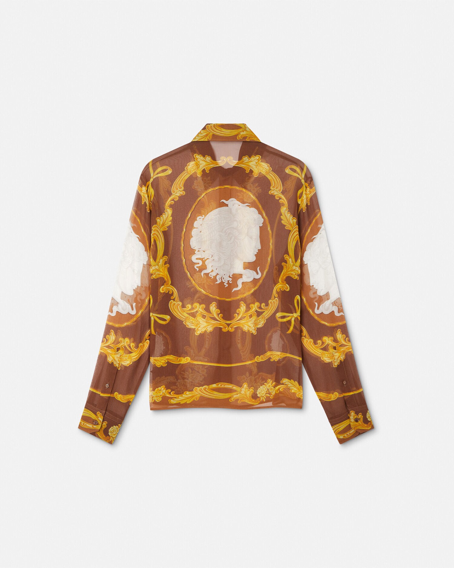 VERSACE ミックスプリントシャツ長袖