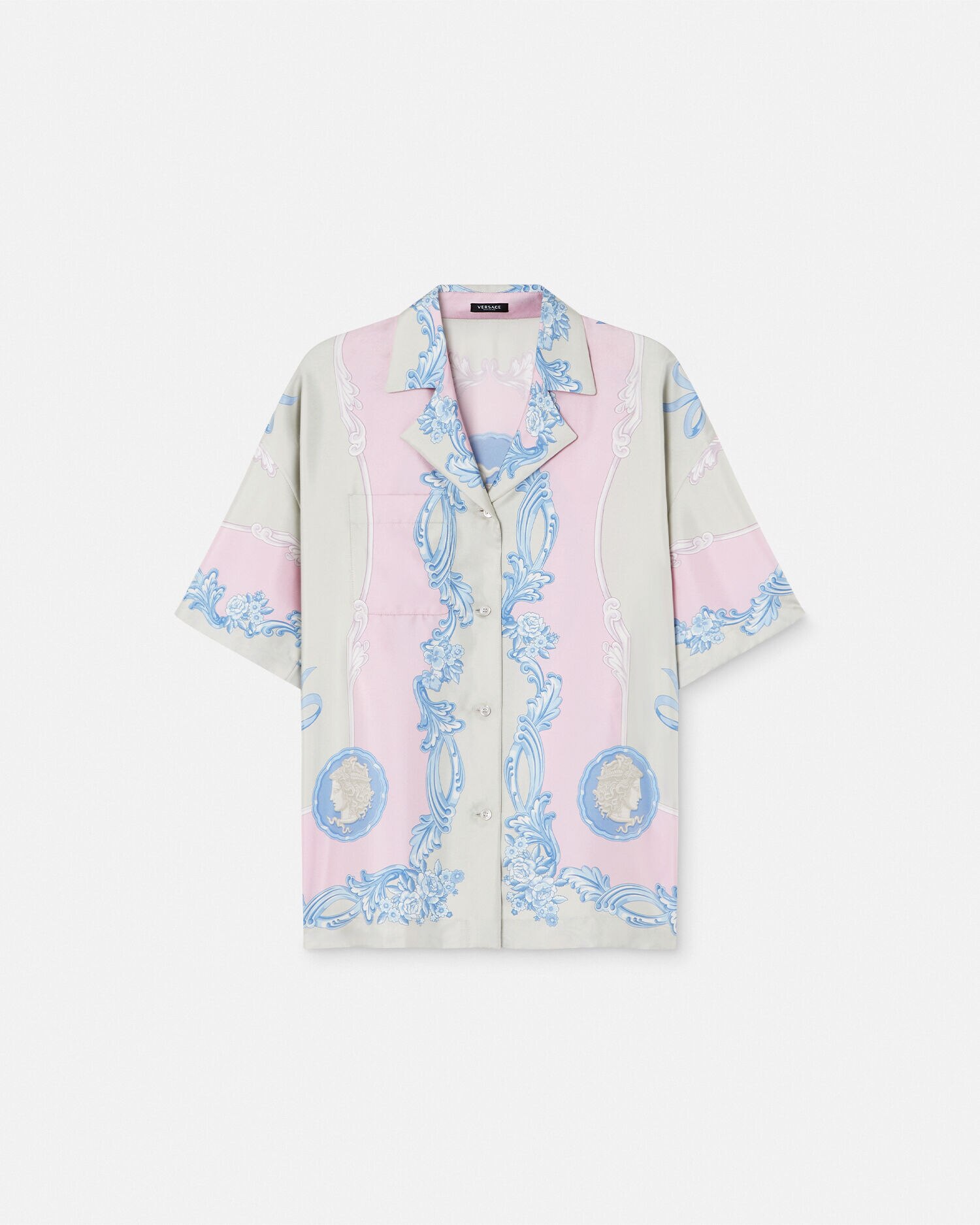 ヴェルサーチェ☆メデューサカメオプリント シルクパンツ シルク パンツ カメオ プリント | VERSACE JP