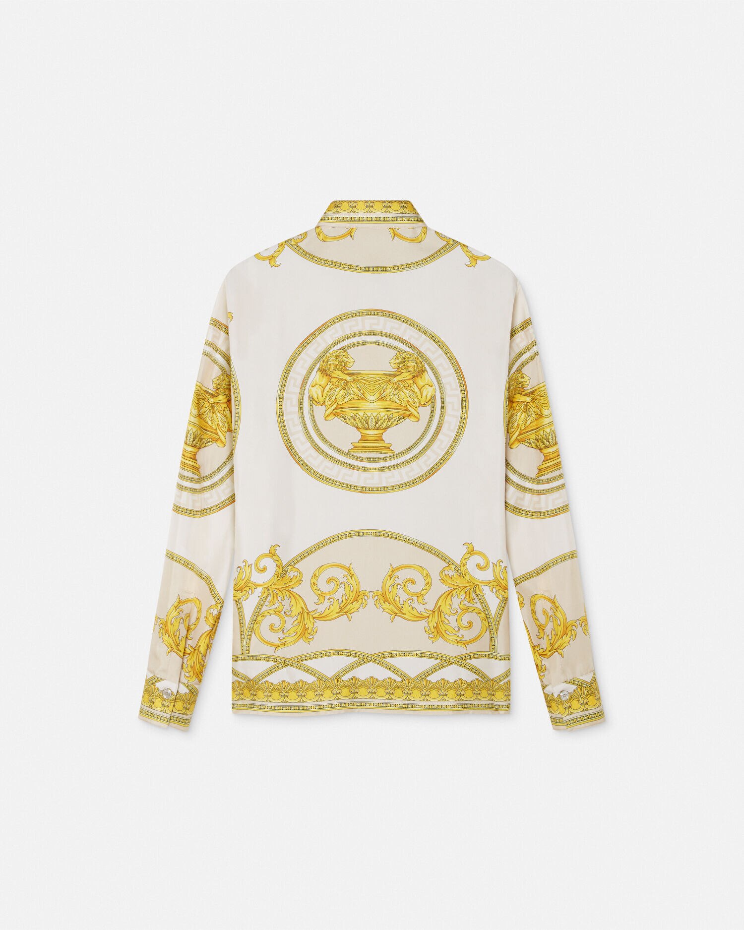 ラ クープ デ デュー シルク シャツ ゴールド,プリント | VERSACE JP