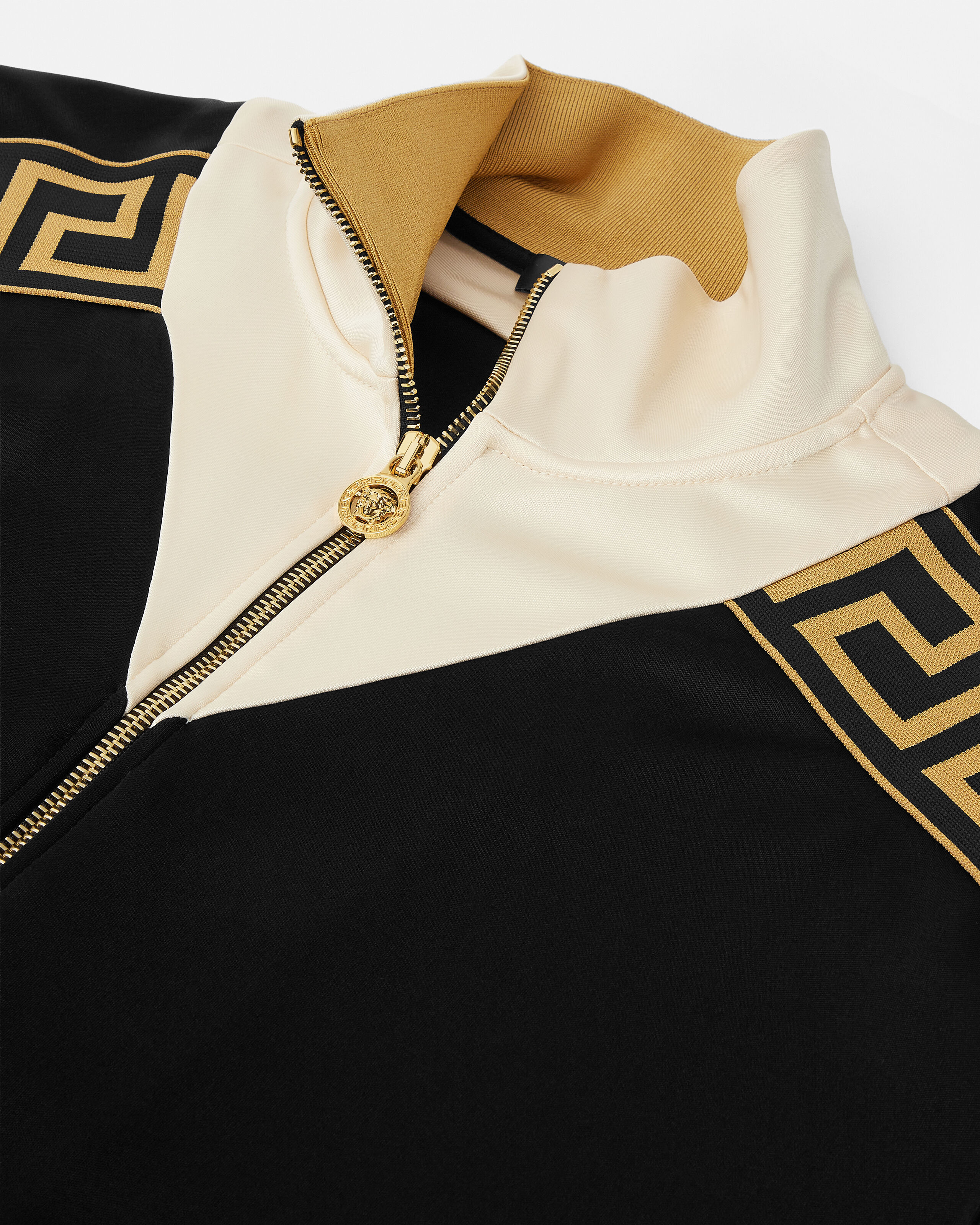 ジッパー スウェットシャツ ブラック | VERSACE JP
