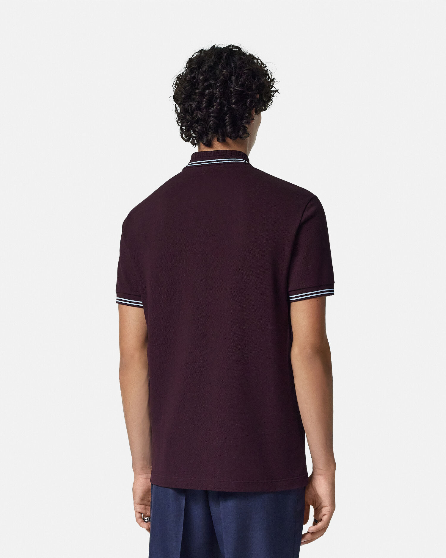 Medusa Polo Shirt Black | VERSACE US