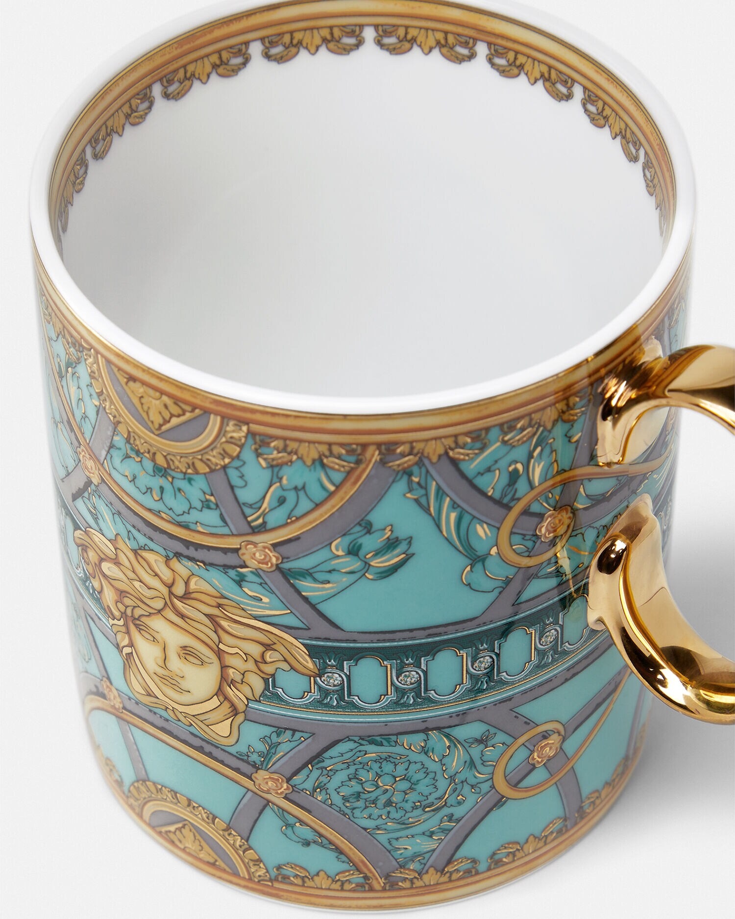 ラ スカラ デル パラッツォ ヴェルデ マグカップ グリーン | VERSACE JP