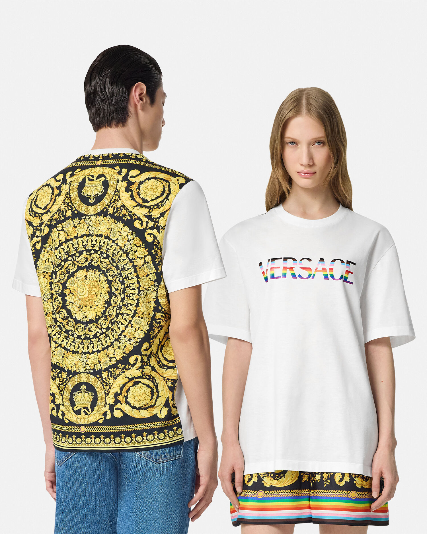 ロゴ Tシャツ プライド バロッコ | VERSACE JP