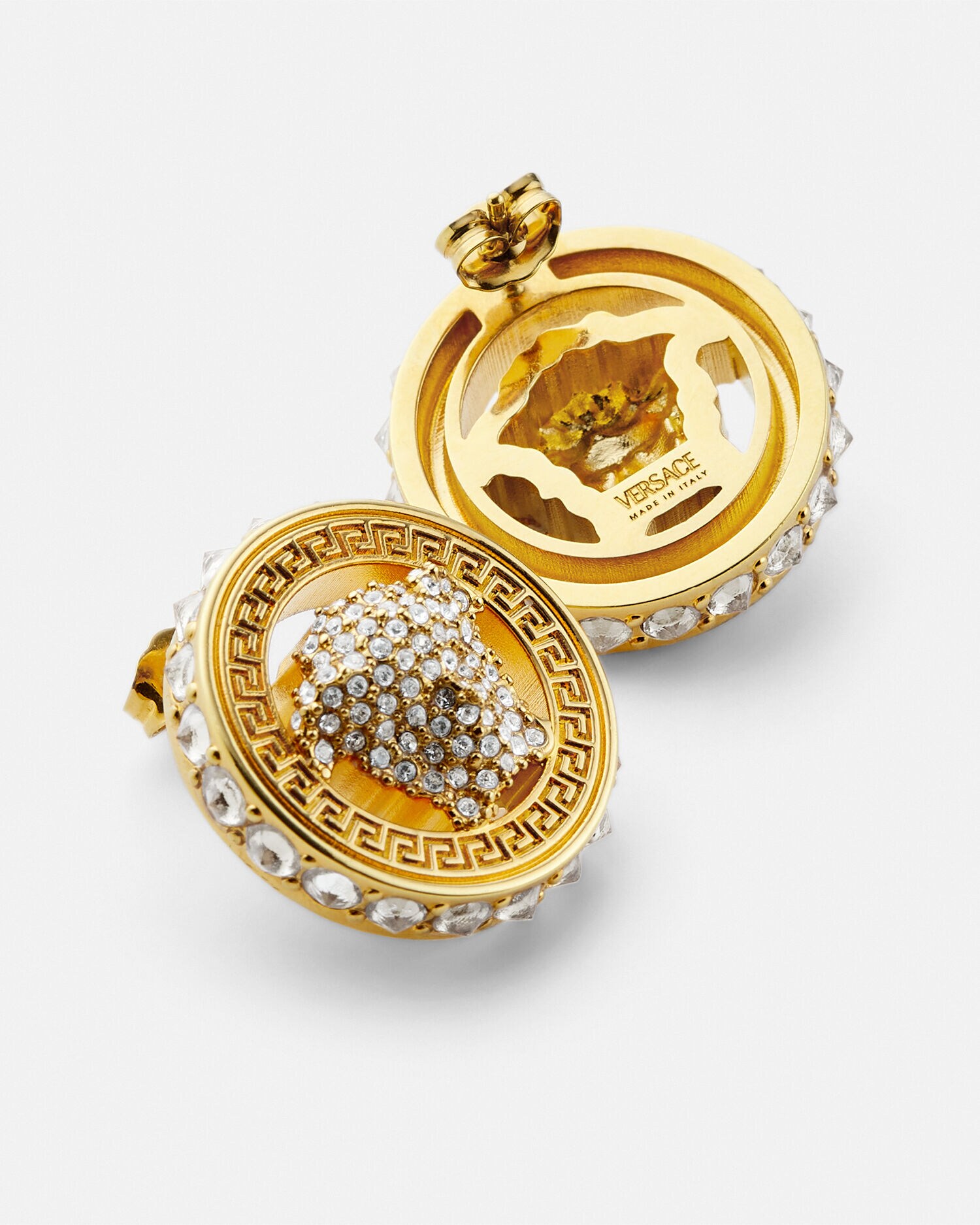 メドゥーサ'95 クリスタル イヤリング | VERSACE JP