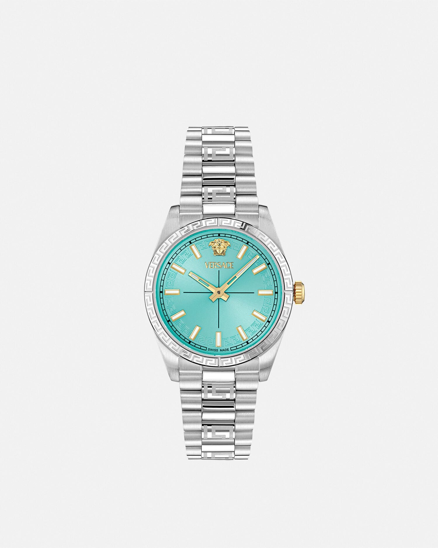 レディ ウォッチ ヴェルサーチェ ミレニアム シルバー,グリーン