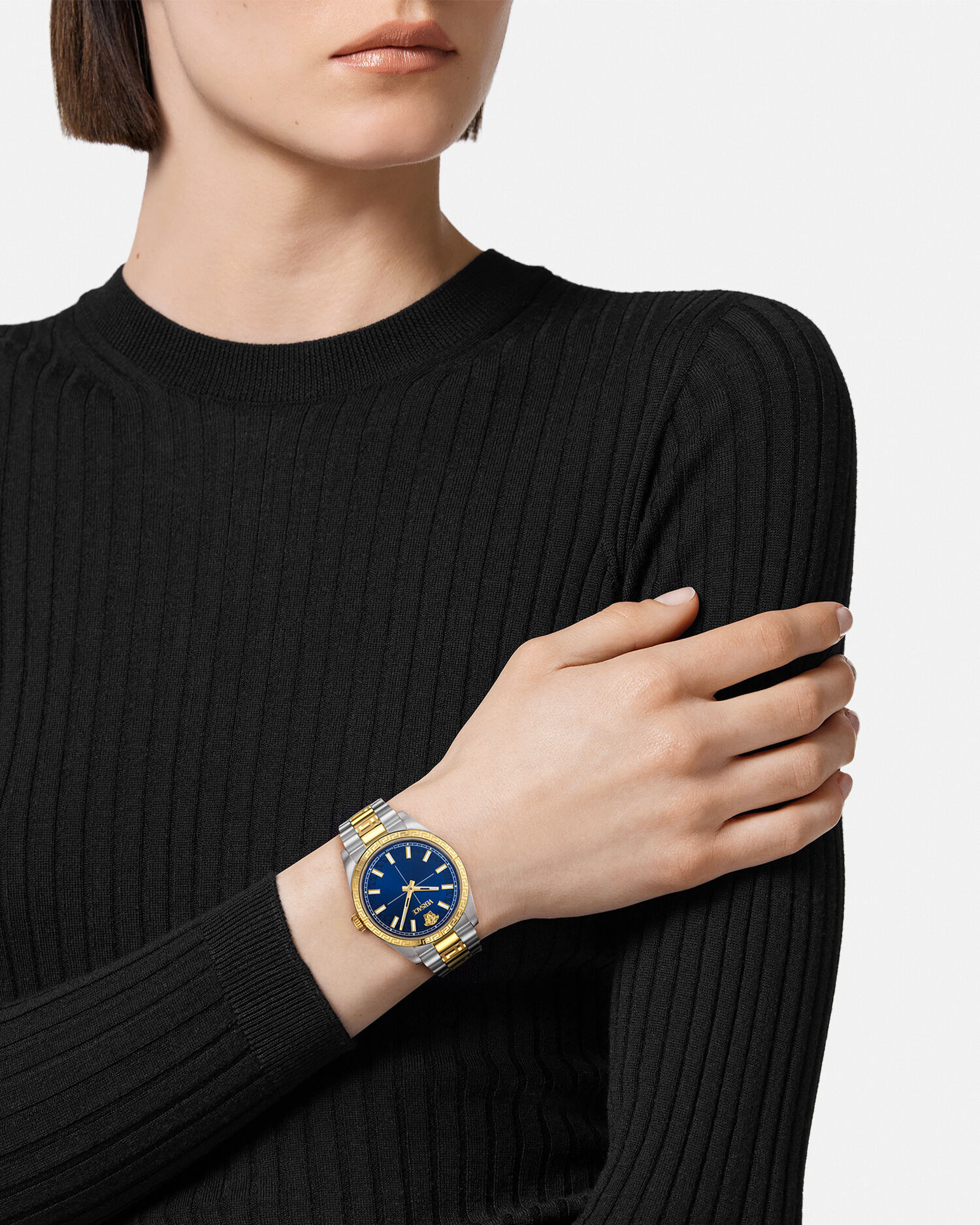 レディ ウォッチ ヴェルサーチェ ミレニアム ブルー,シルバー | VERSACE JP