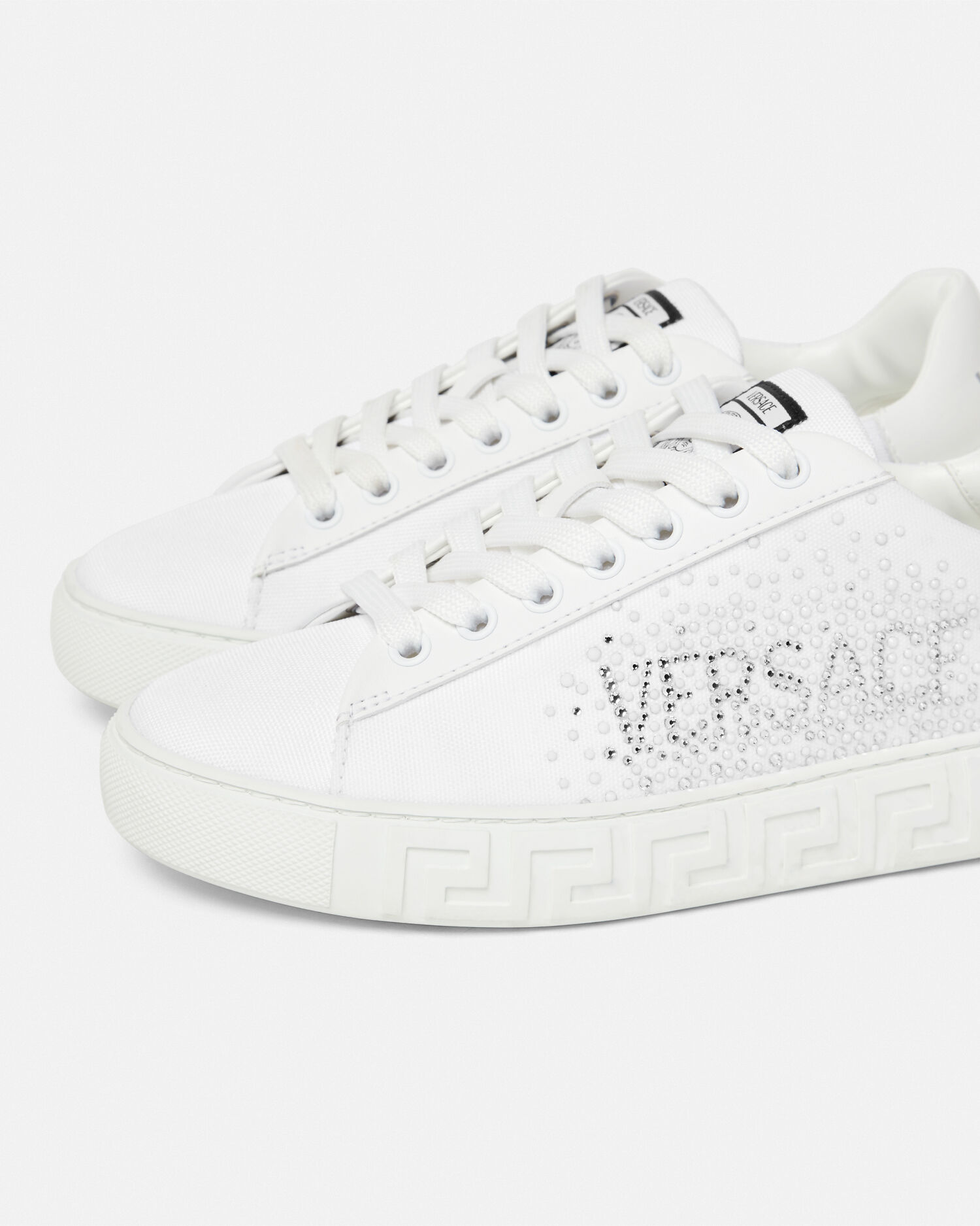 クリスタル ロゴ グレカ スニーカー | VERSACE JP