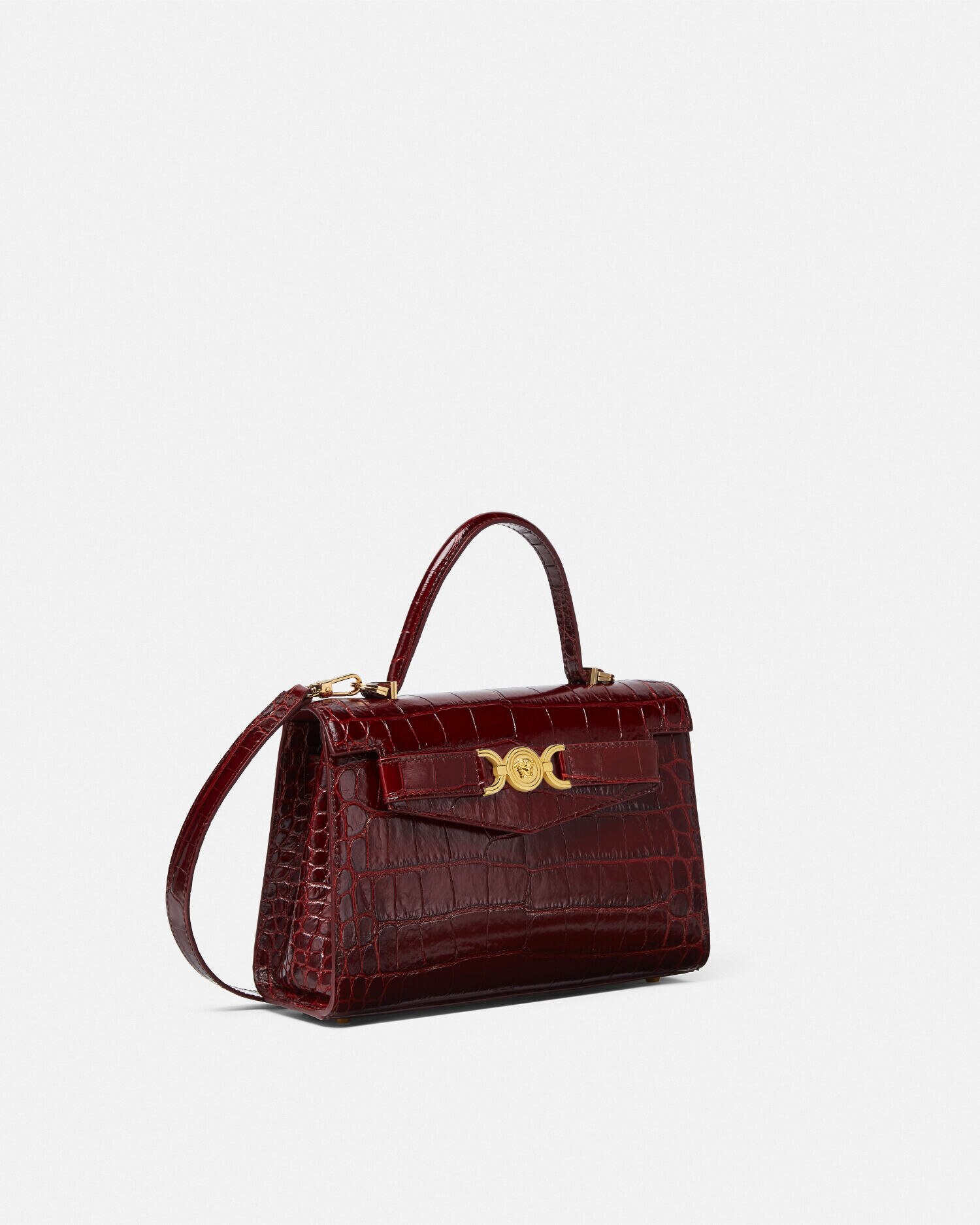 『VERSACE 』クロコエンボス メドゥーサ 95' バッグ クロコ型押し メドゥーサ '95 ハンドバッグ | VERSACE JP