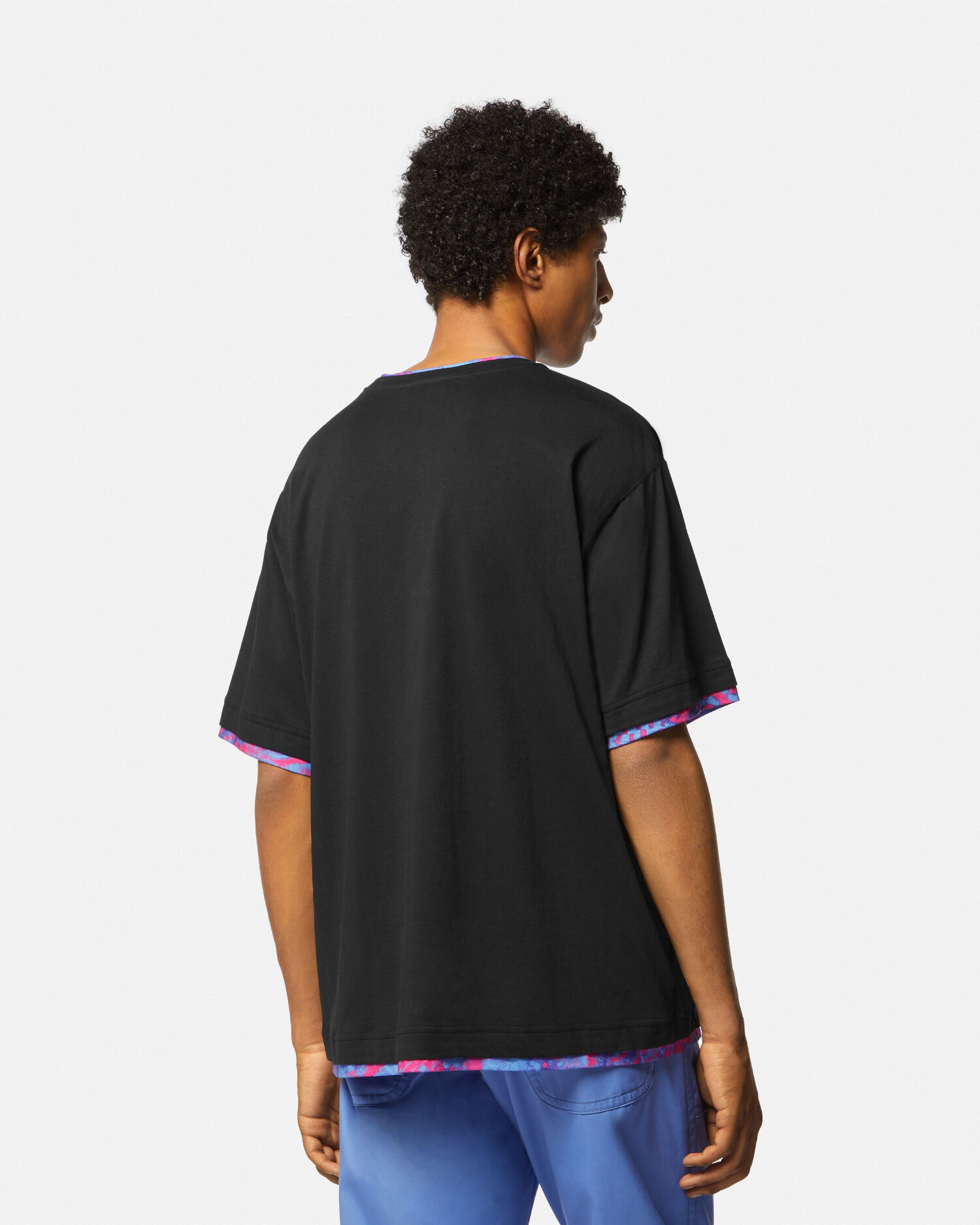 アニマリエ ロゴ Tシャツ ブラック,プリント | VERSACE JP
