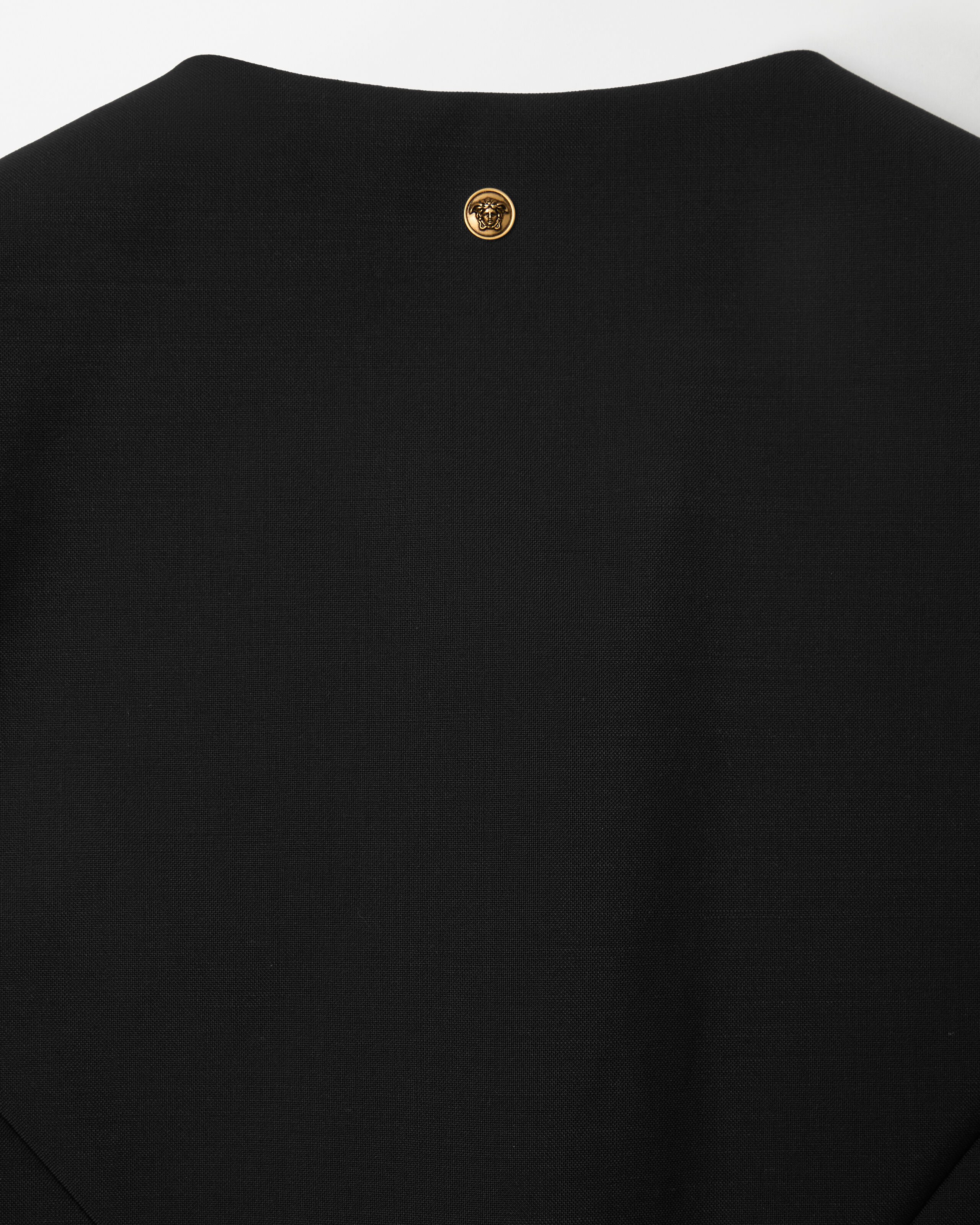 ウールモヘア ベスト ブラック | VERSACE JP