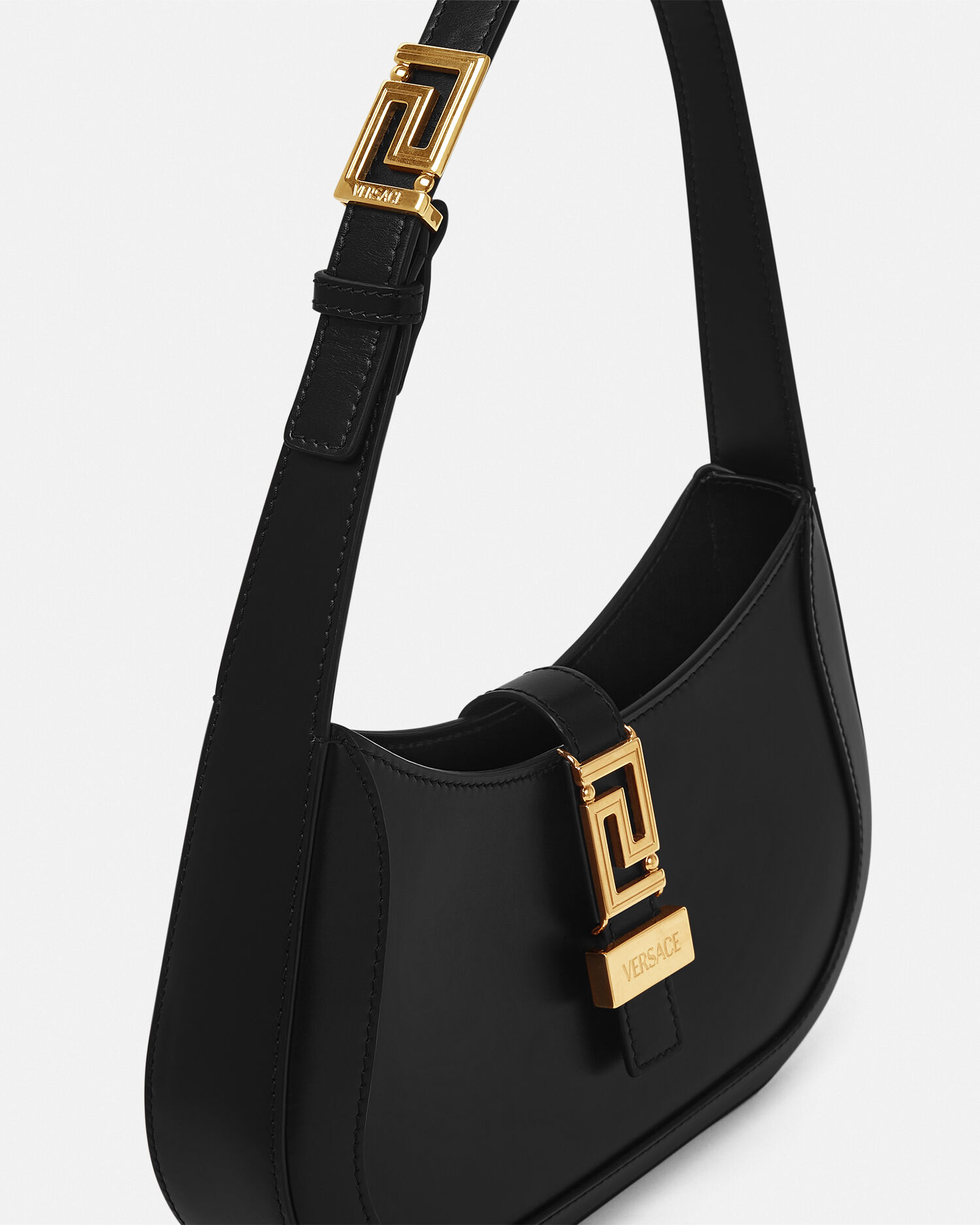 VERSACE ブラック スモールグレカ ゴッデス バッグ ヴェルサーチ(VERSACE)ヴェルサーチ グレカ ゴッデス ショルダー