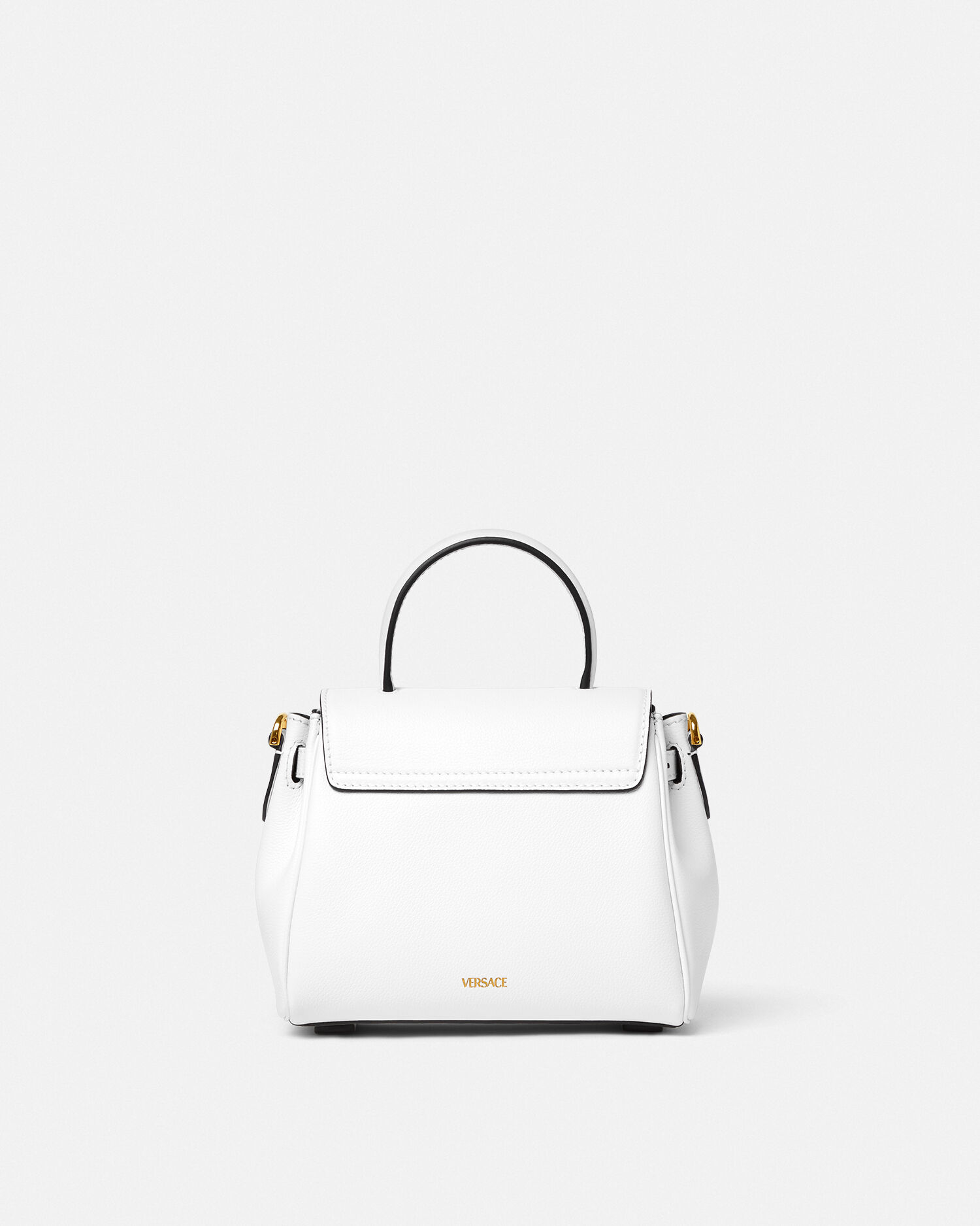 VERSACE メデューサ ハンドバッグ トップハンドル メドゥーサ '95 レザー トップハンドル ブラック,ゴールド | VERSACE JP