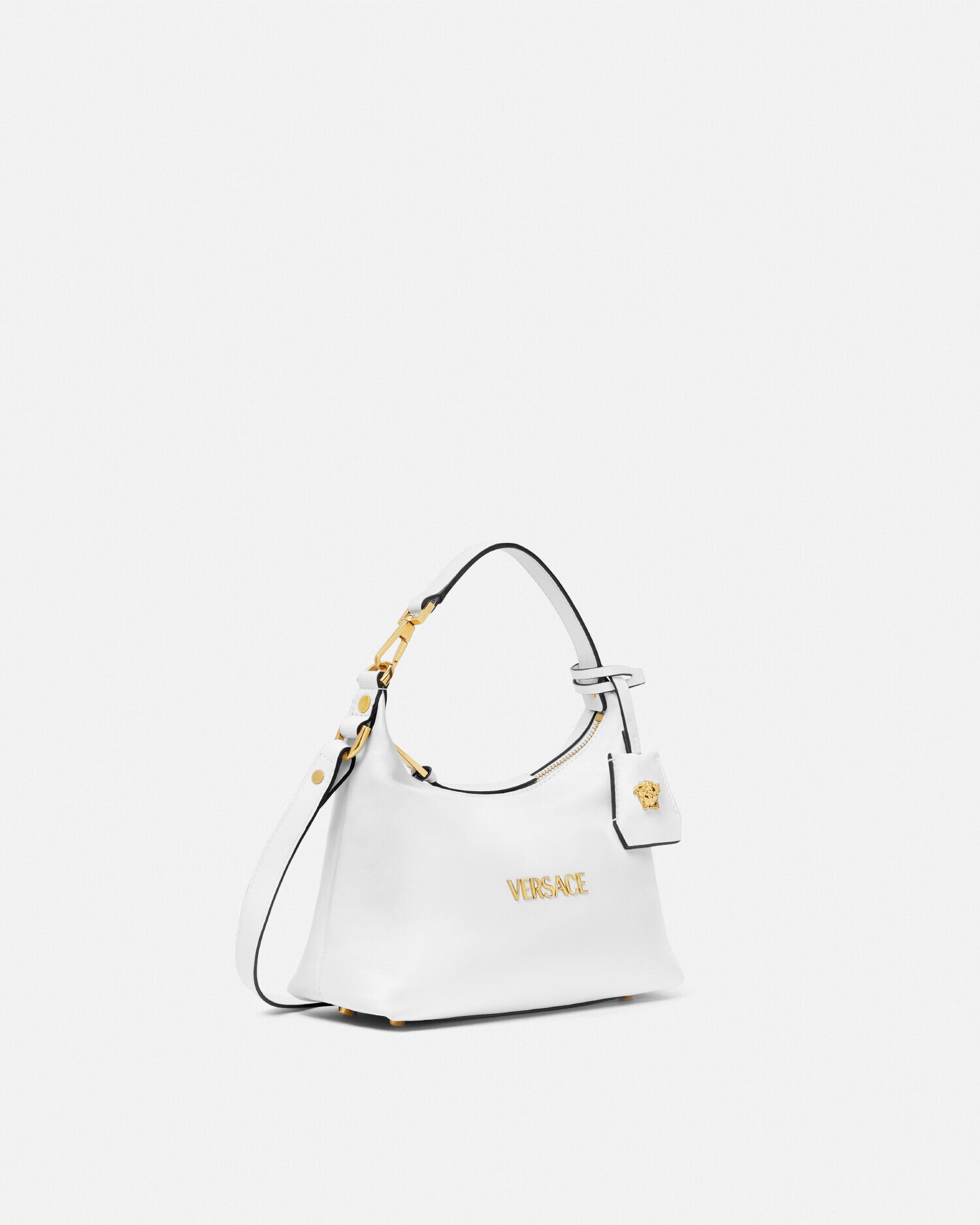 ホーボー バッグ ヴェルサーチェ タグ ホワイト | VERSACE JP