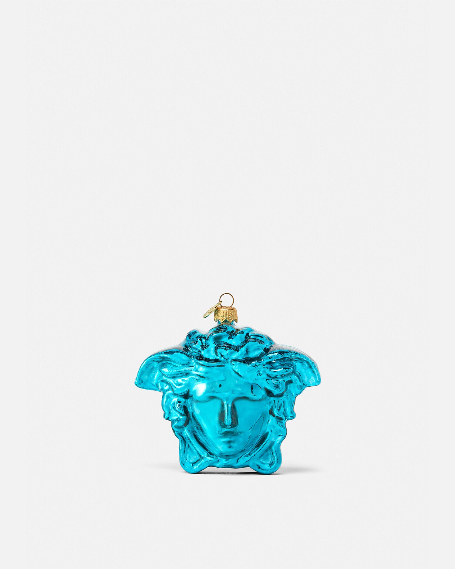 VERSACE 水色 サテン ヘアピン　メデューサ VERSACE 水色 サテン ヘアピン メデューサ（ラ メドゥーサ