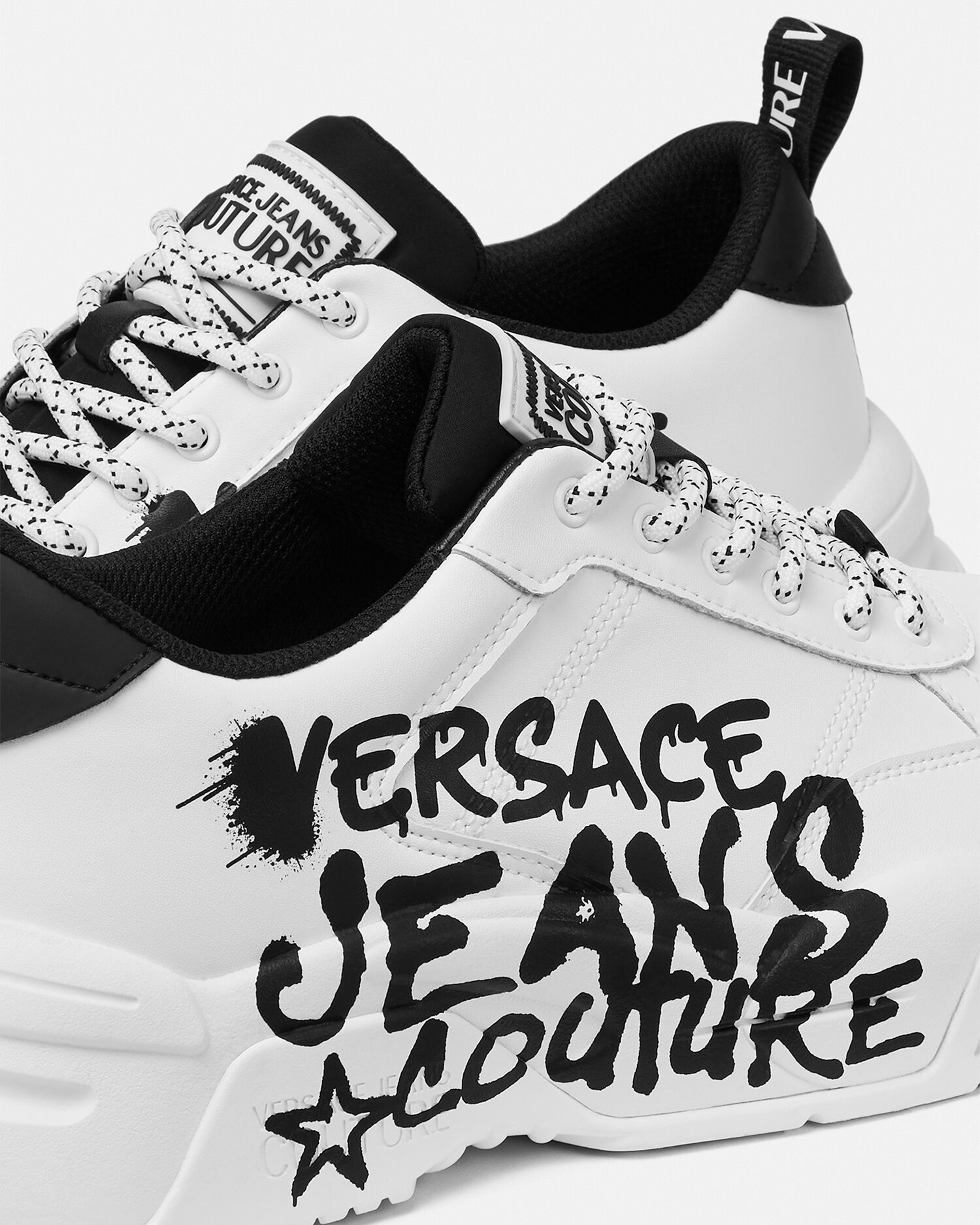 グラフィティ スターゲイズ トレーナー ホワイト,プリント | VERSACE JP