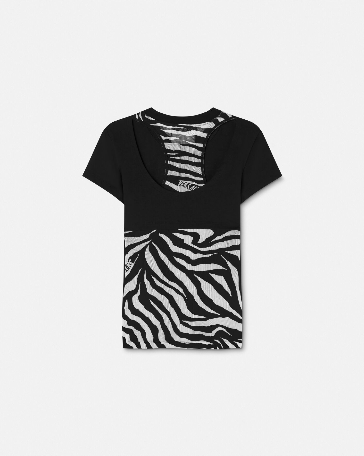 ★VERSACE★クリスタル ゼブラ Tシャツ Crystal Zebra Loose-Fit T-Shirt | VERSACE