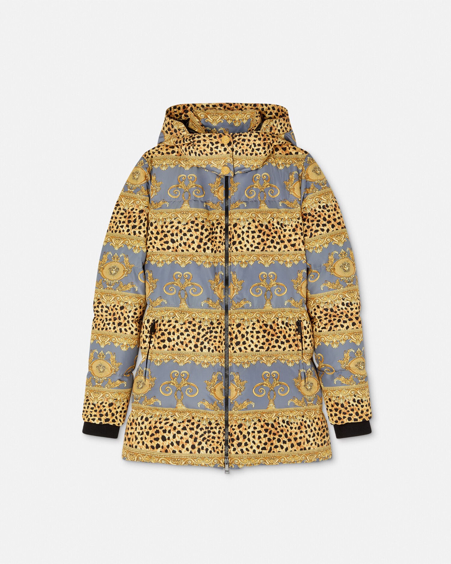 新品未使用✨◆VERSACE◆160万 伊 極上ロリスファー コートリバーシブル レディース トレンチコート、パファージャケット、レザー
