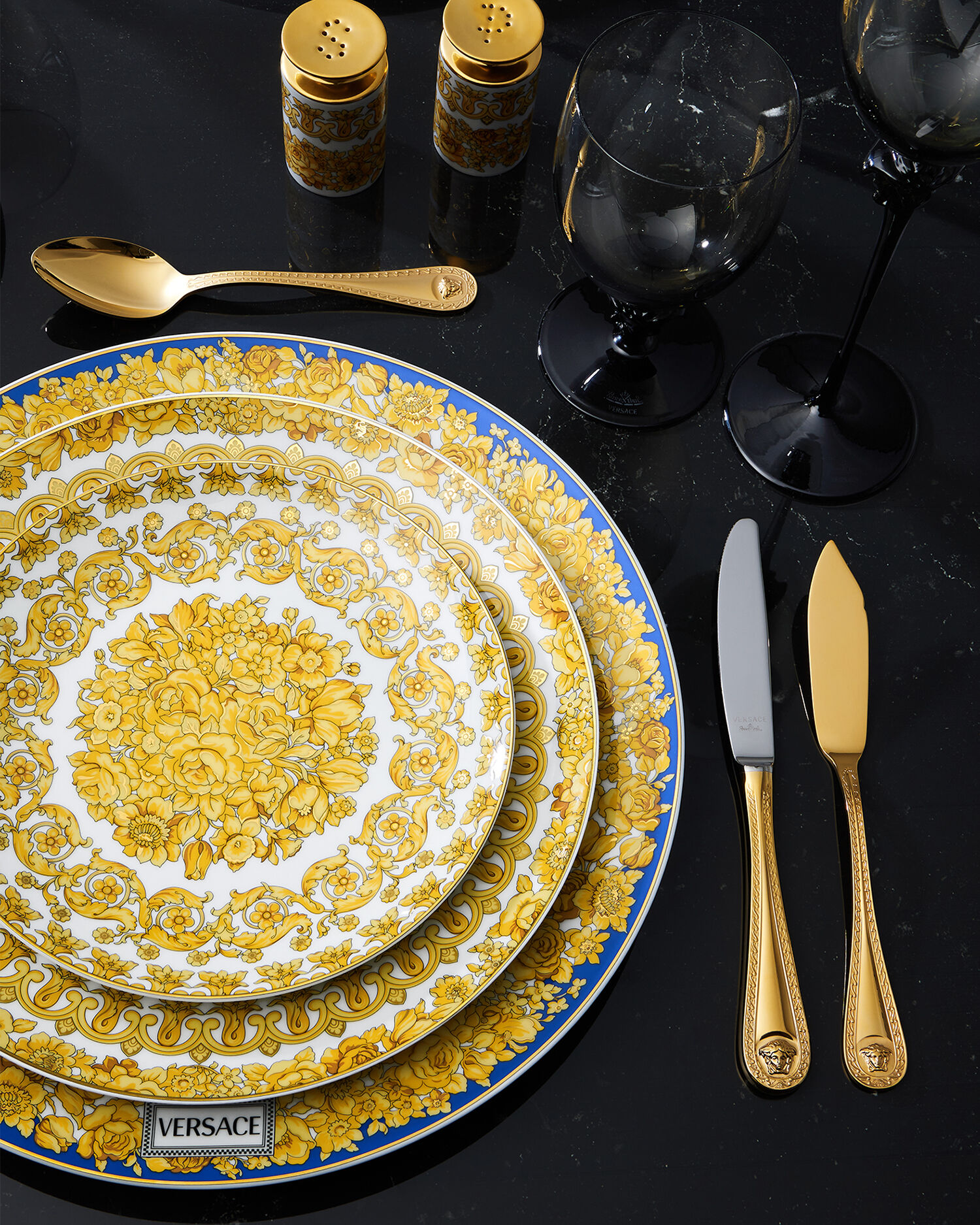 【上品】 VERSACE ならう ヴェルサーチ×Rosenthalローゼンタール新品ナイフ3 カトラリー(スプーン等)