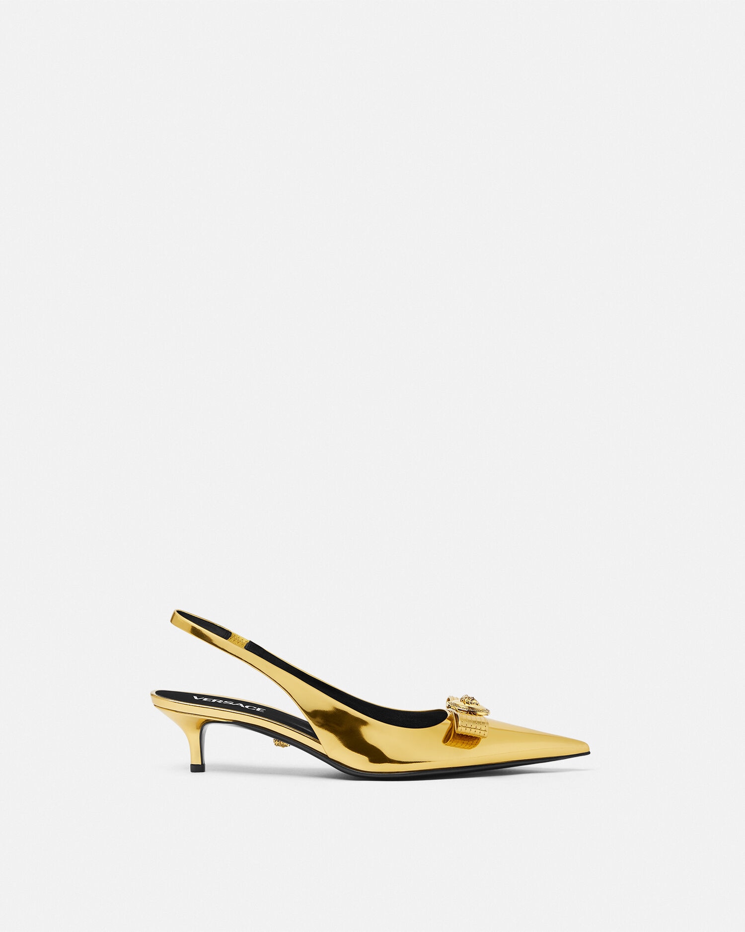 VERSACE ジャンニ ポインテッドトゥ パンプス 90_1013083-