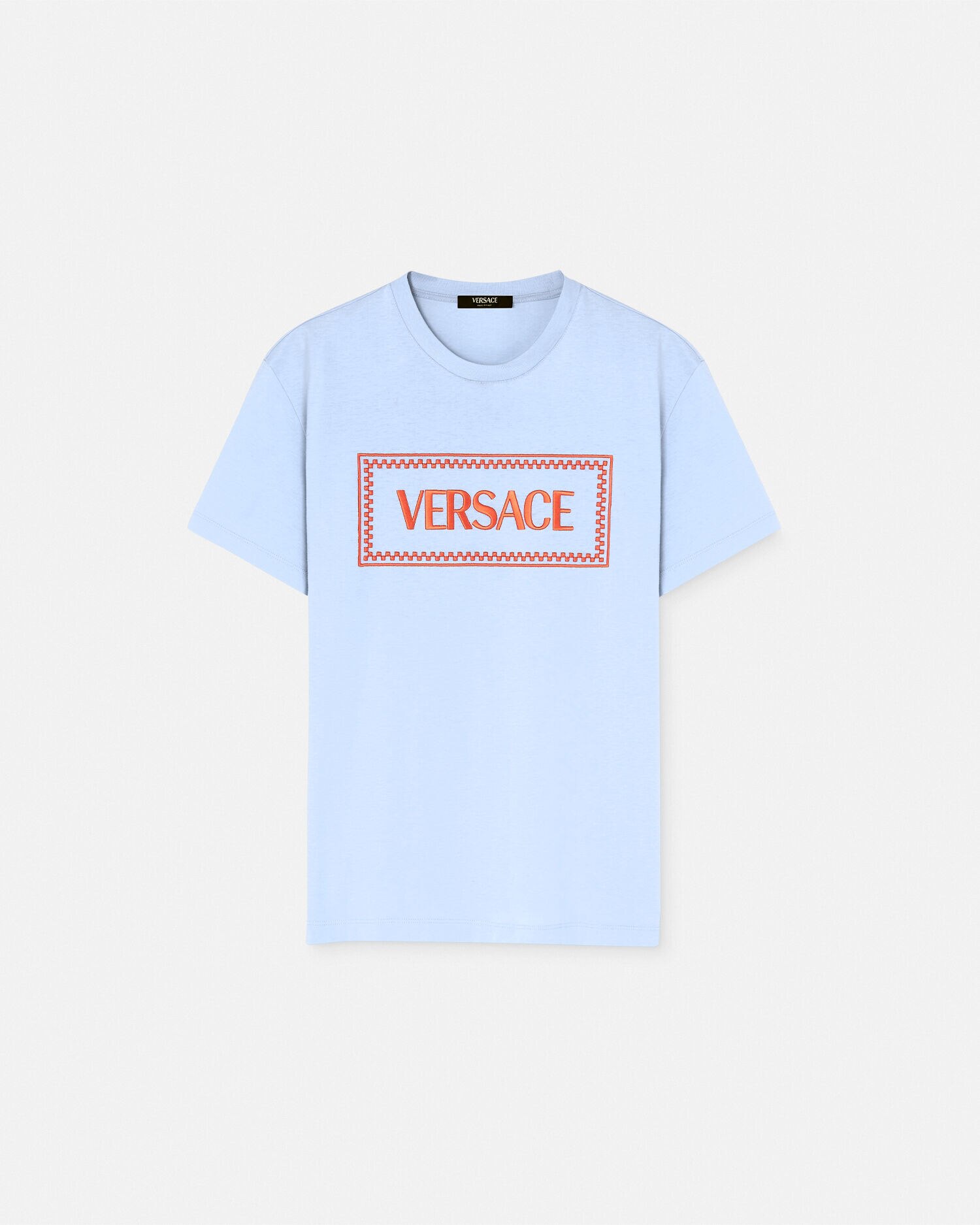 Tシャツ '90s ヴィンテージ ロゴ 刺繍 ブルー | VERSACE JP