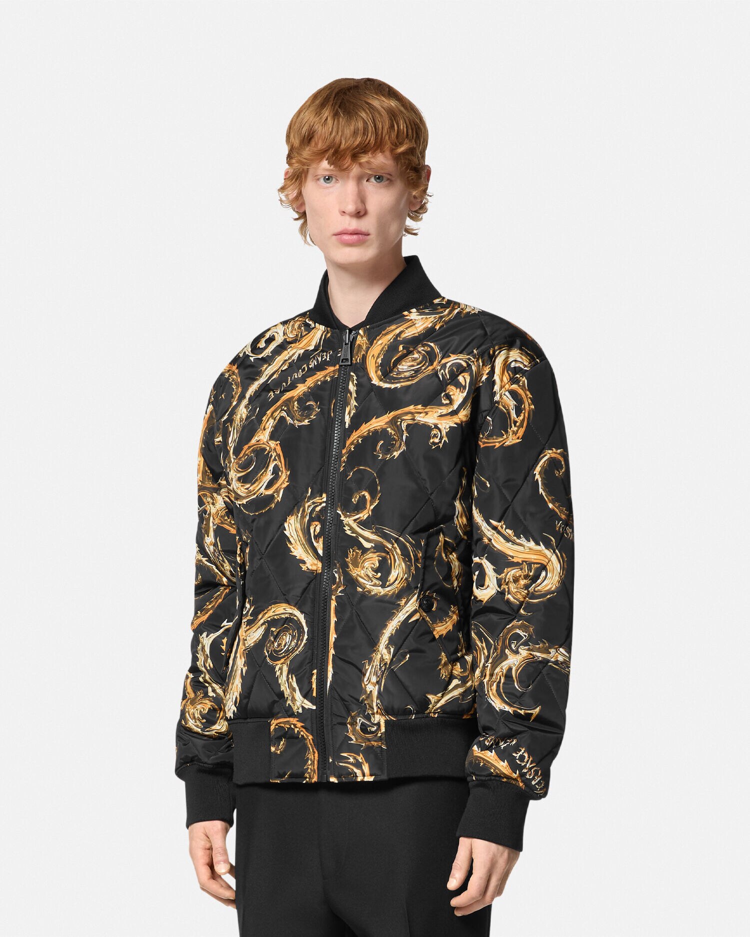 リバーシブル ボンバー ジャケット クロモ クチュール | VERSACE JP