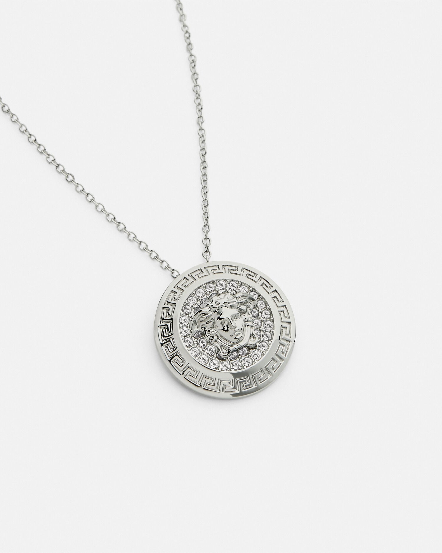 VERSACE ネックレス　クリスタル　ラ　メドゥーサ クリスタル ネックレス ラ メドゥーサ | VERSACE JP