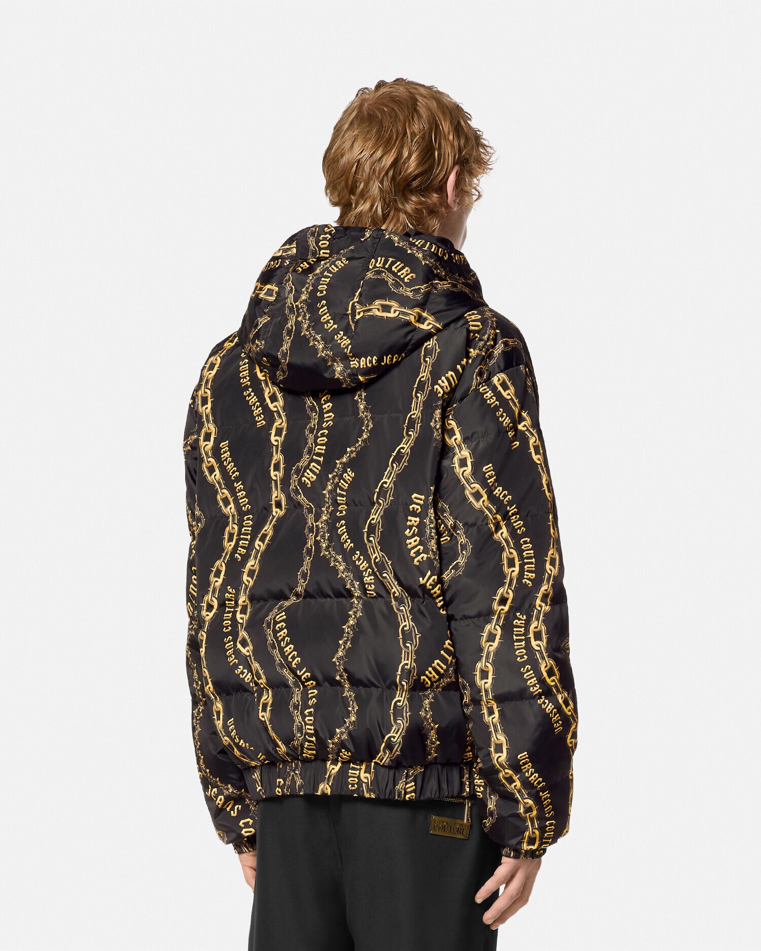 チェーン クチュール リバーシブル ボンバー ジャケット | VERSACE JP
