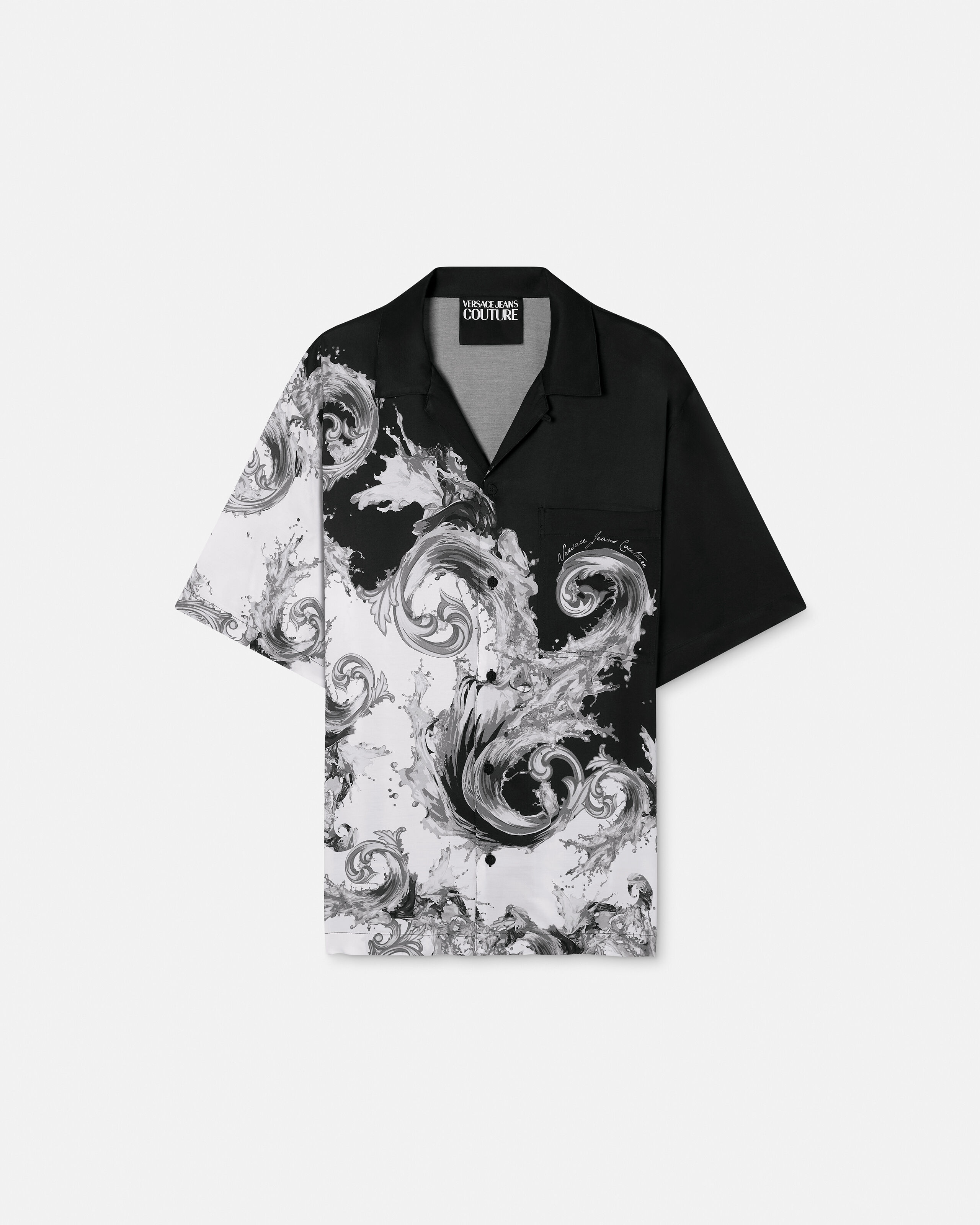 プリント ツイル ビスコース シャツ プリント | VERSACE JP