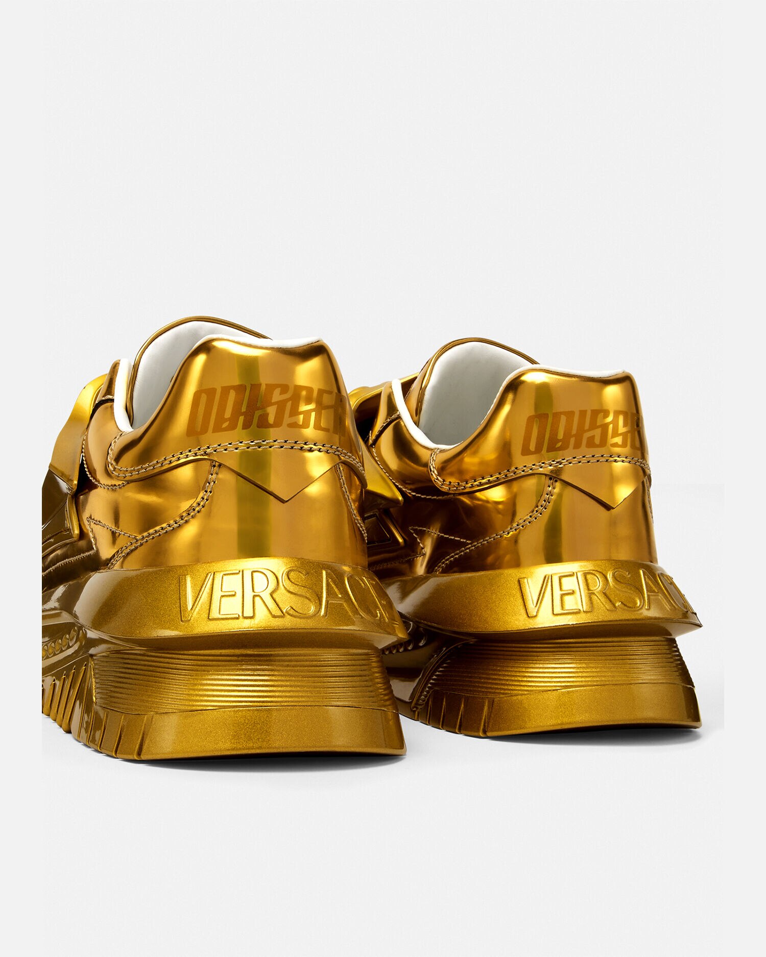 オデュッセイア スニーカー ゴールド | VERSACE JP