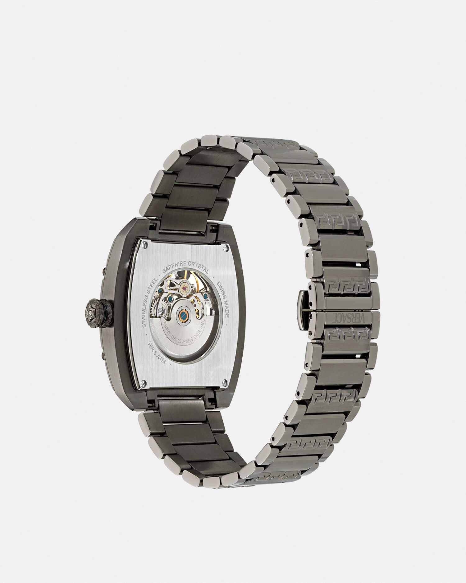 ヴェルサーチェ ドミナス スケルトン ウォッチ グレー | VERSACE JP