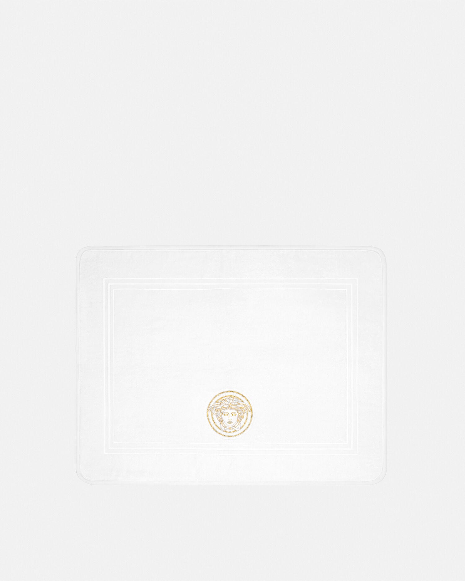 ヴェルサーチ　バスマット バスマット メドゥーサ ガーラ ホワイト | VERSACE JP
