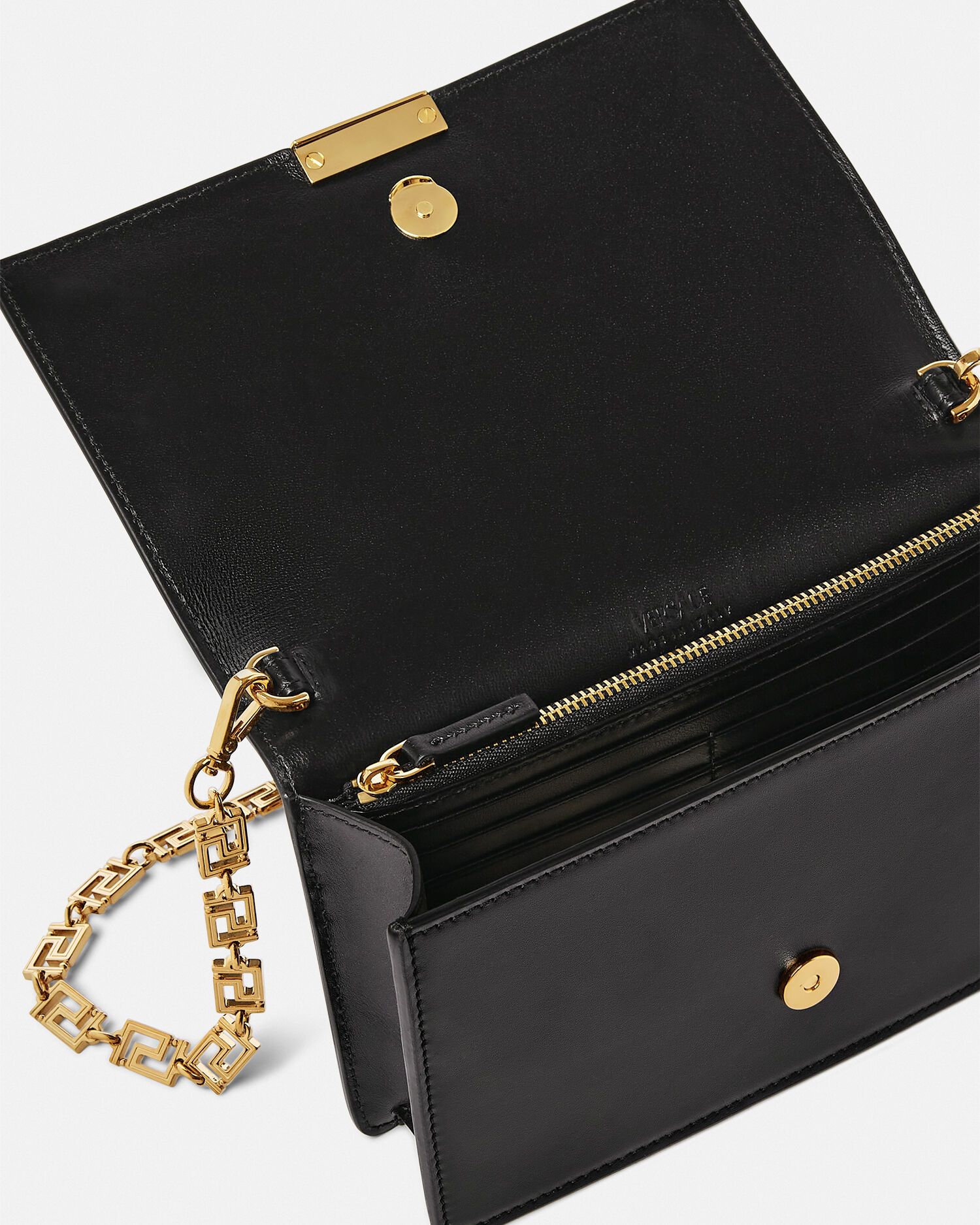 グレカ ゴッデス ミニ バッグ ブラック,ゴールド | VERSACE JP