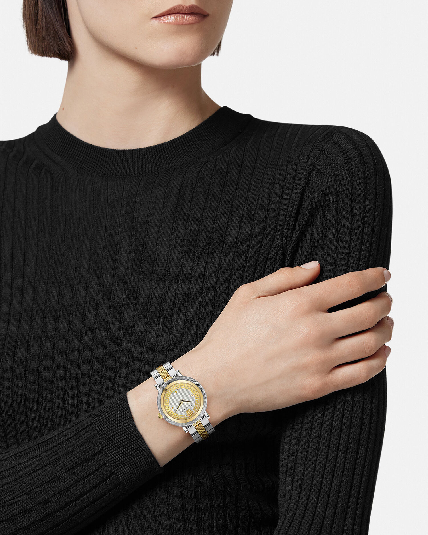 グレカ フラリシュ ウォッチ ゴールド,シルバー | VERSACE JP グレカ フラリシュ ウォッチ ゴールド,シルバー | VERSACE JP