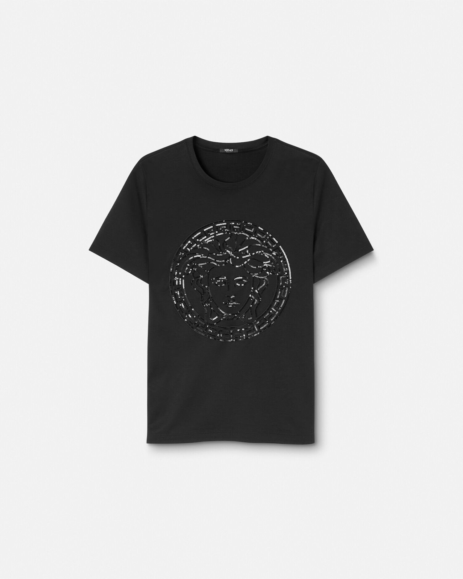Versace メドゥーサ 刺繍 Tシャツ | VERSACE