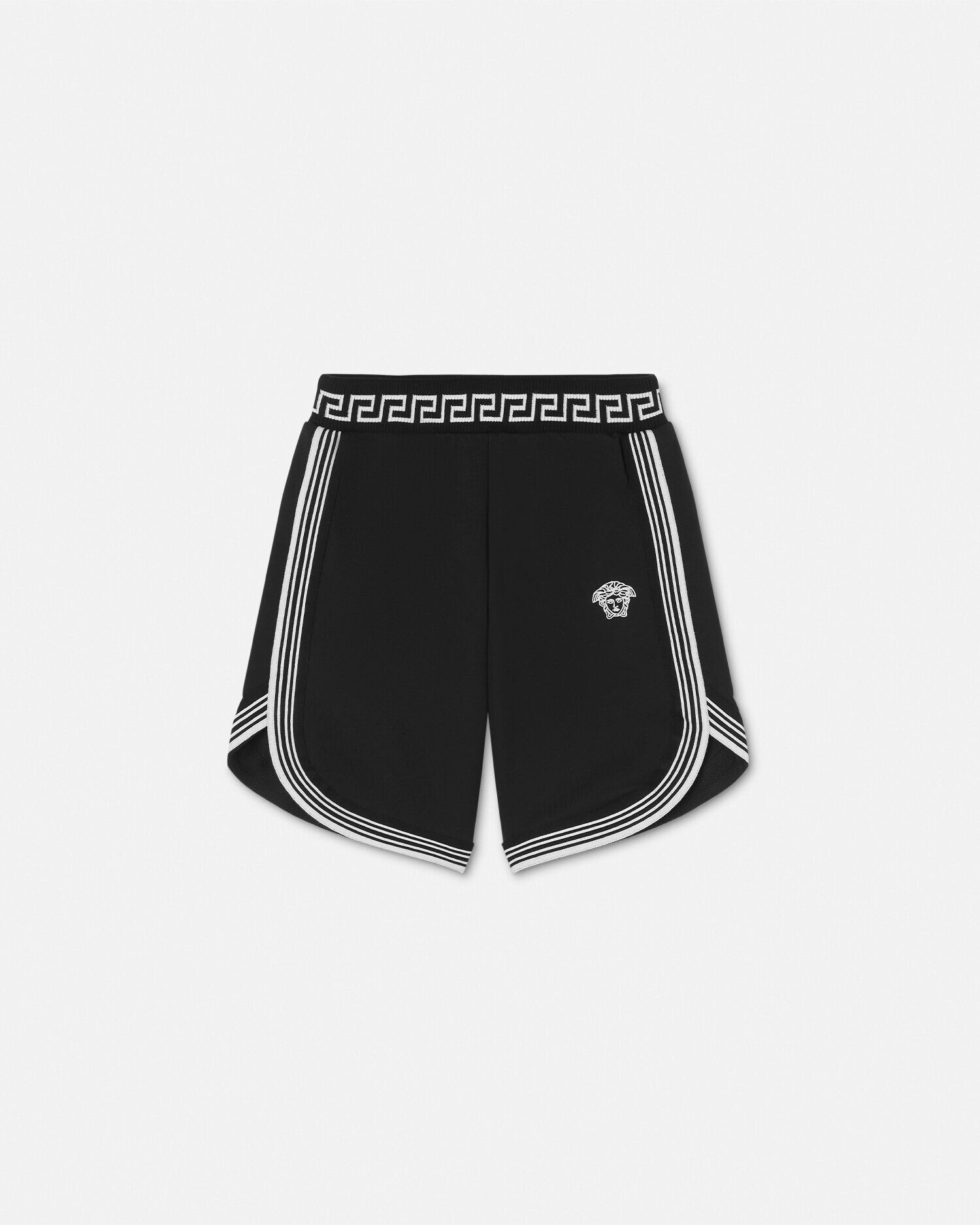 グレカ キッズ スウェット ショートパンツ ブラック | VERSACE JP