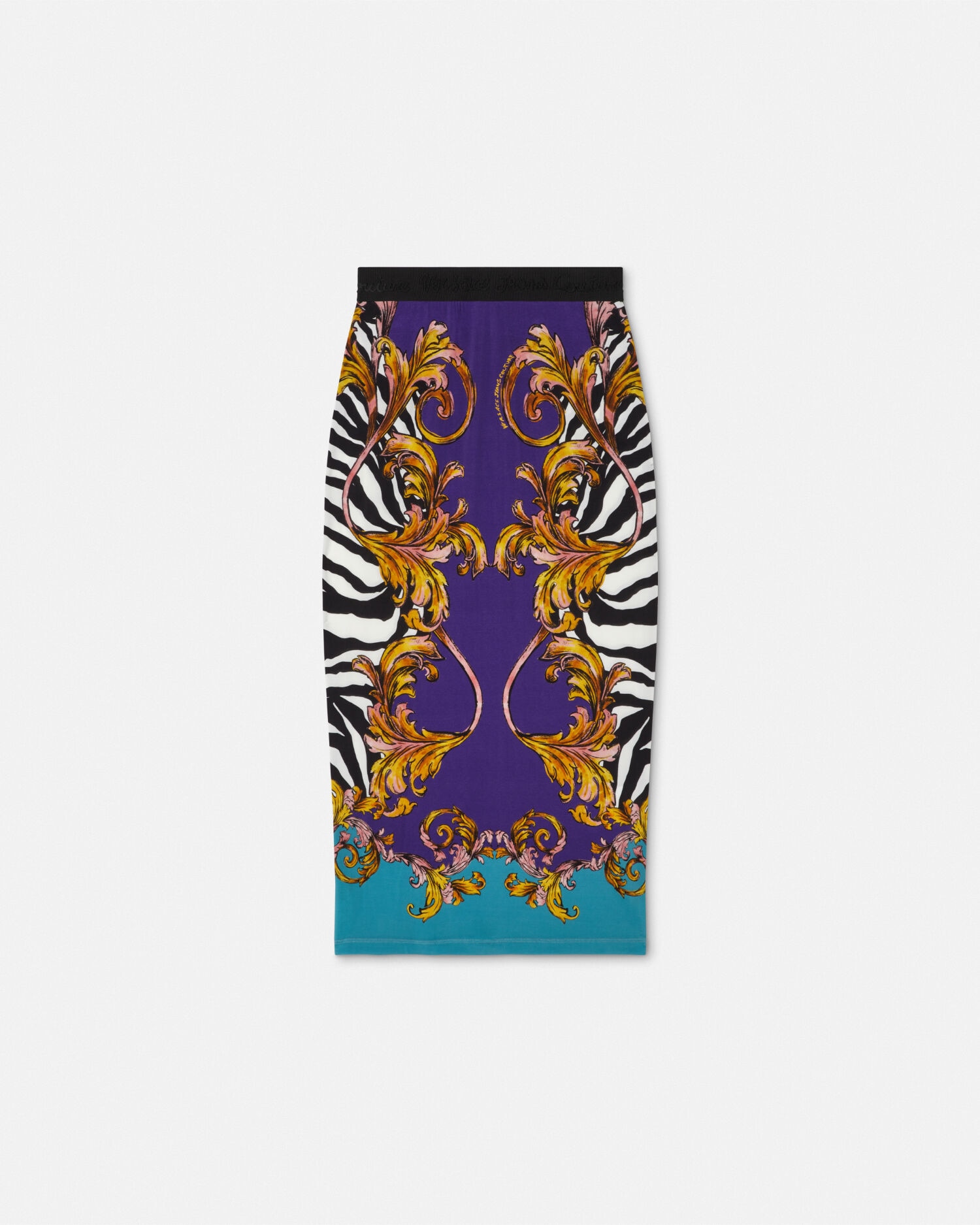 最終》【新品 】 Versace モノクロバロック柄 スカート