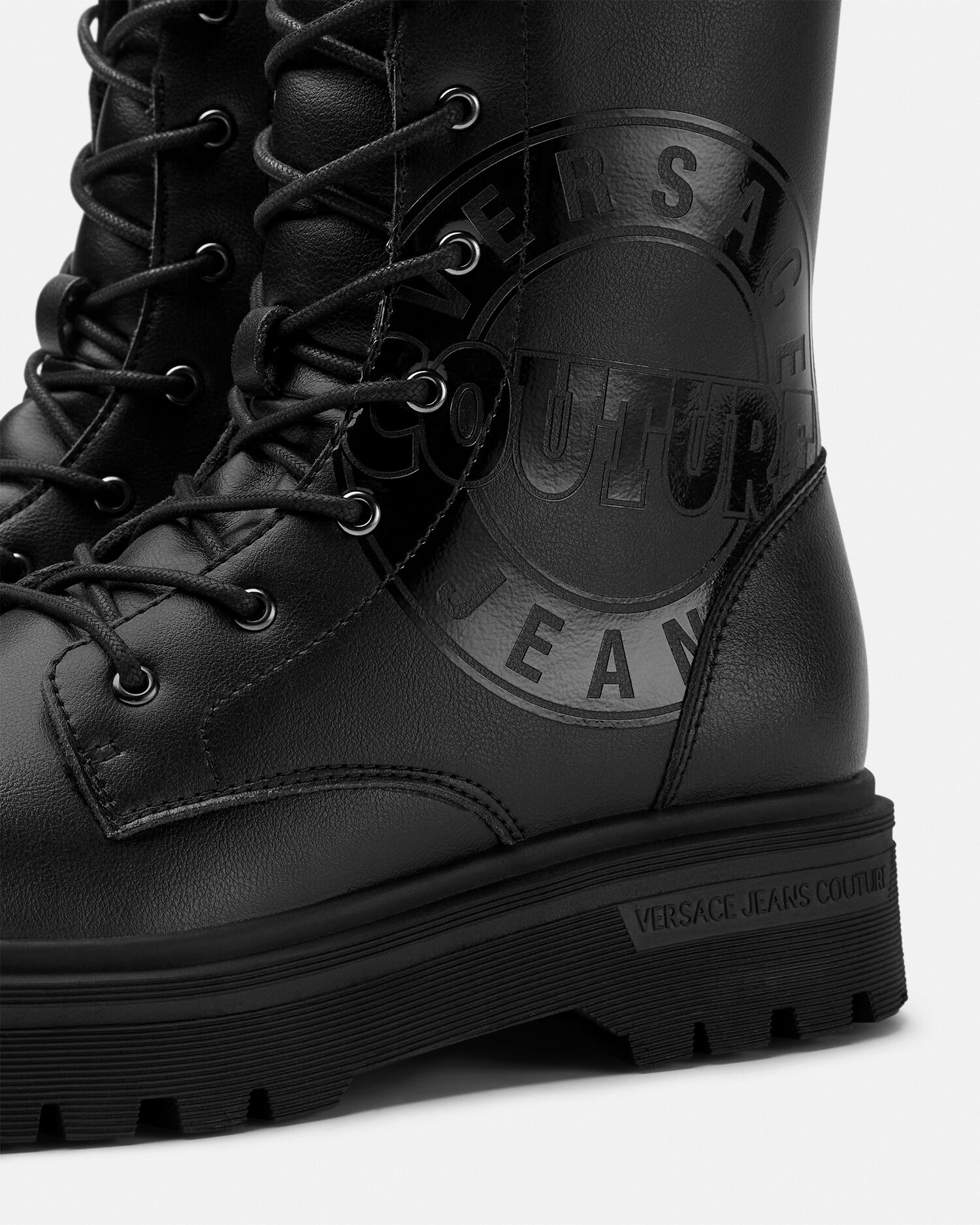 VERSACE メデューサ ブーツ ロゴ ブラック スニーカー ヴェルサーチェ マーキュリー M_VS_02 スニーカー ブラック