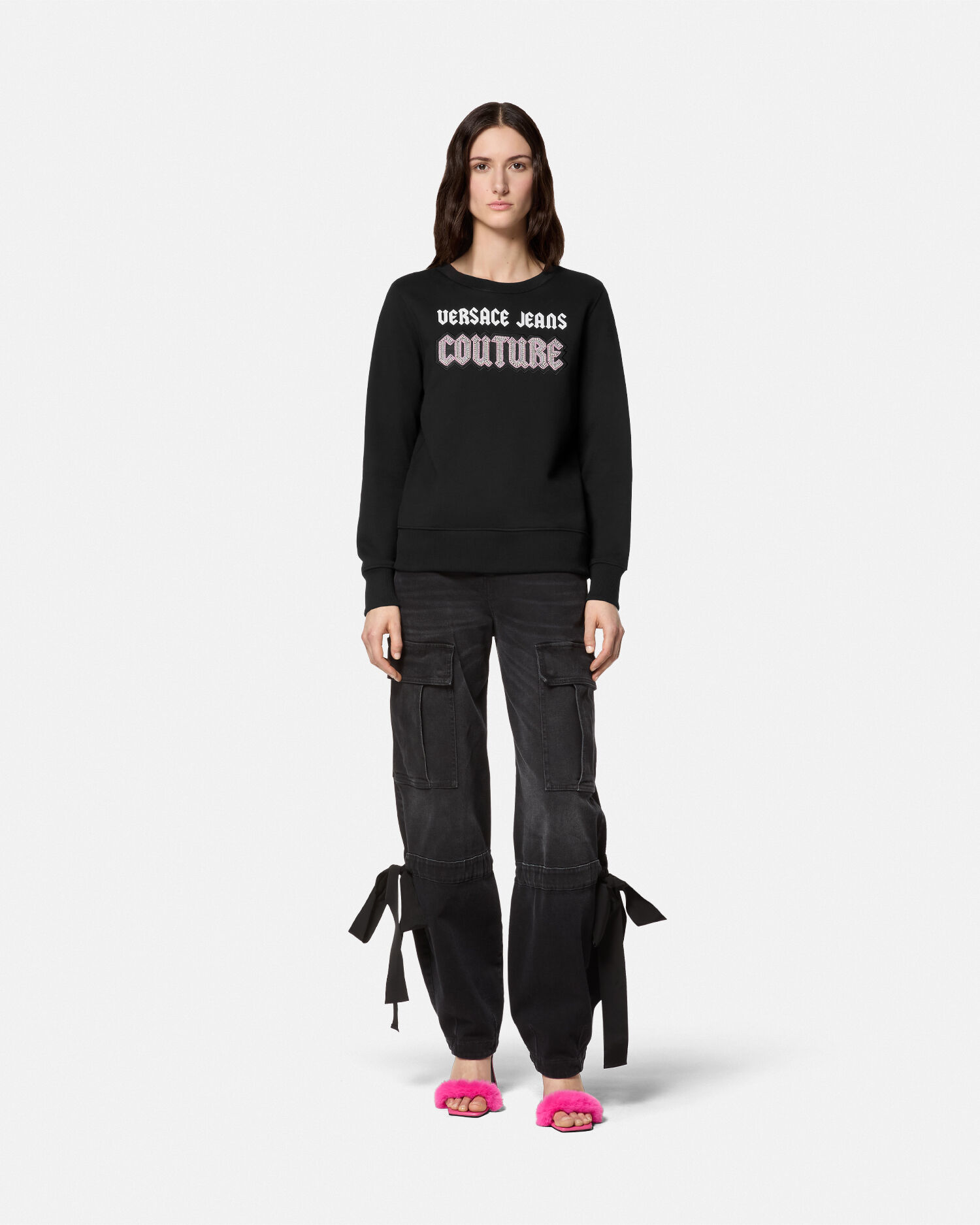 Versace Jeans ロゴ入りのスウェットシャツ Sサイズ｜メンズ