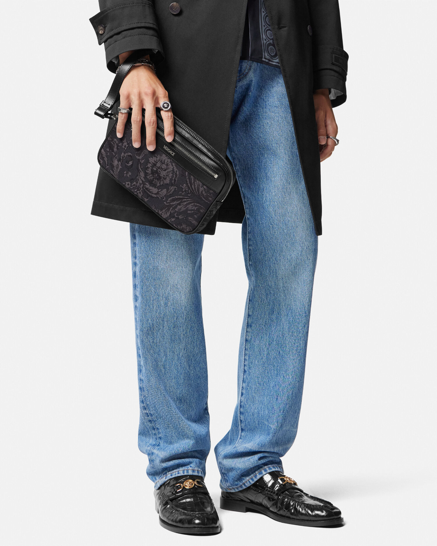 Versace clutch online mens
