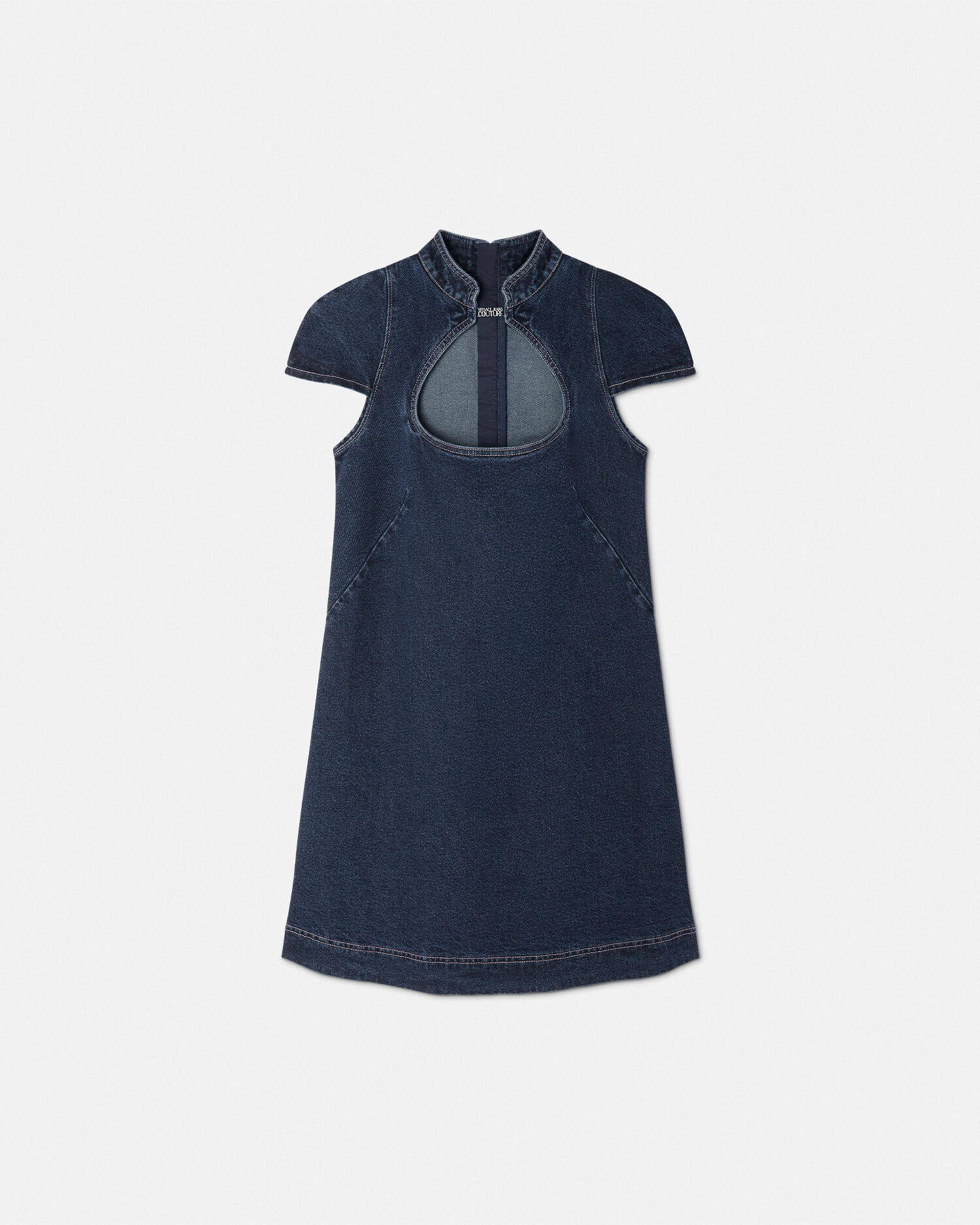 VERSACE 1978 リエディション ロゴ ニット ミニドレス ピンク VERSACE 1978 リエディション ロゴ ニット ミニドレス ピンク